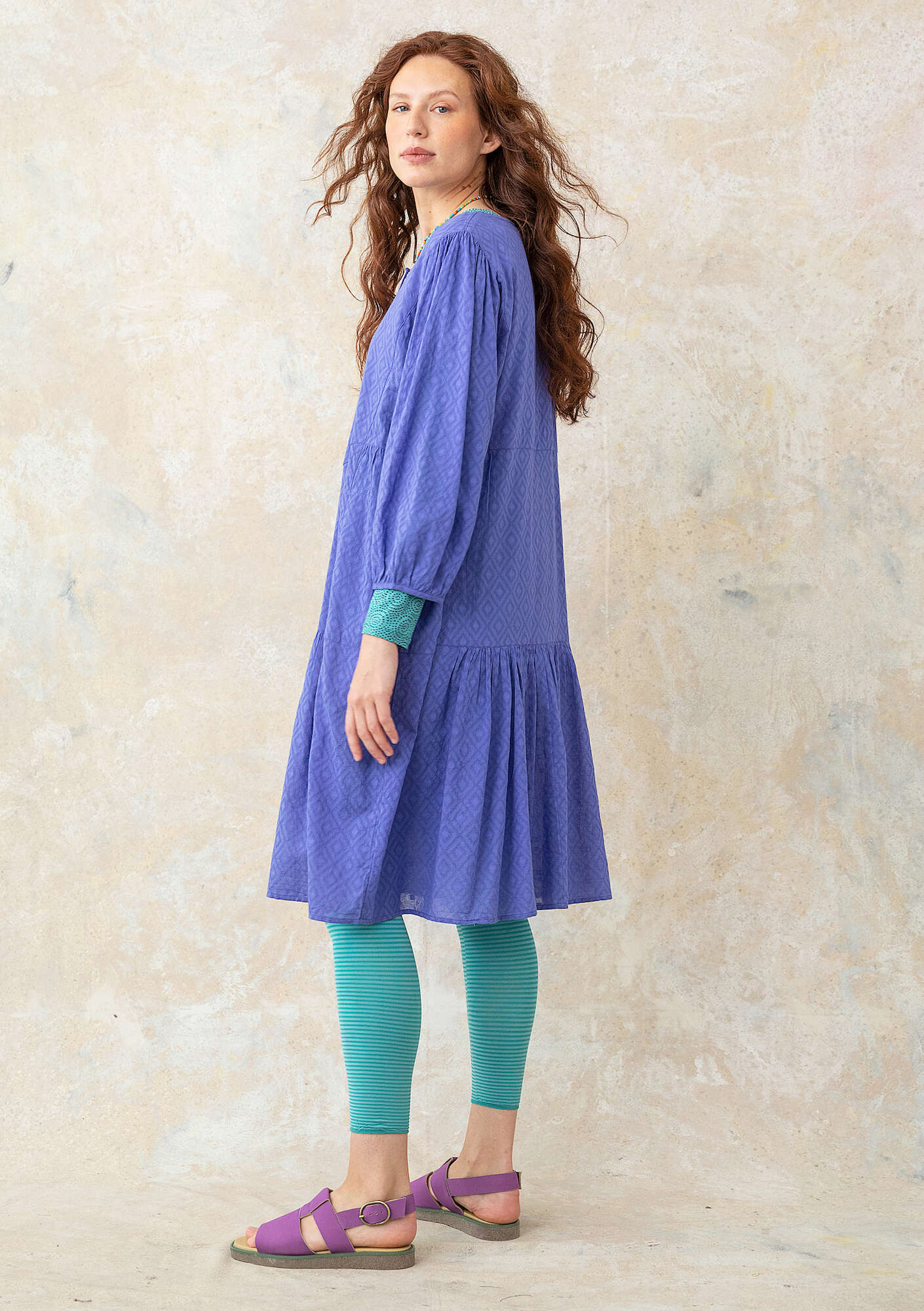 Woven organic cotton dress