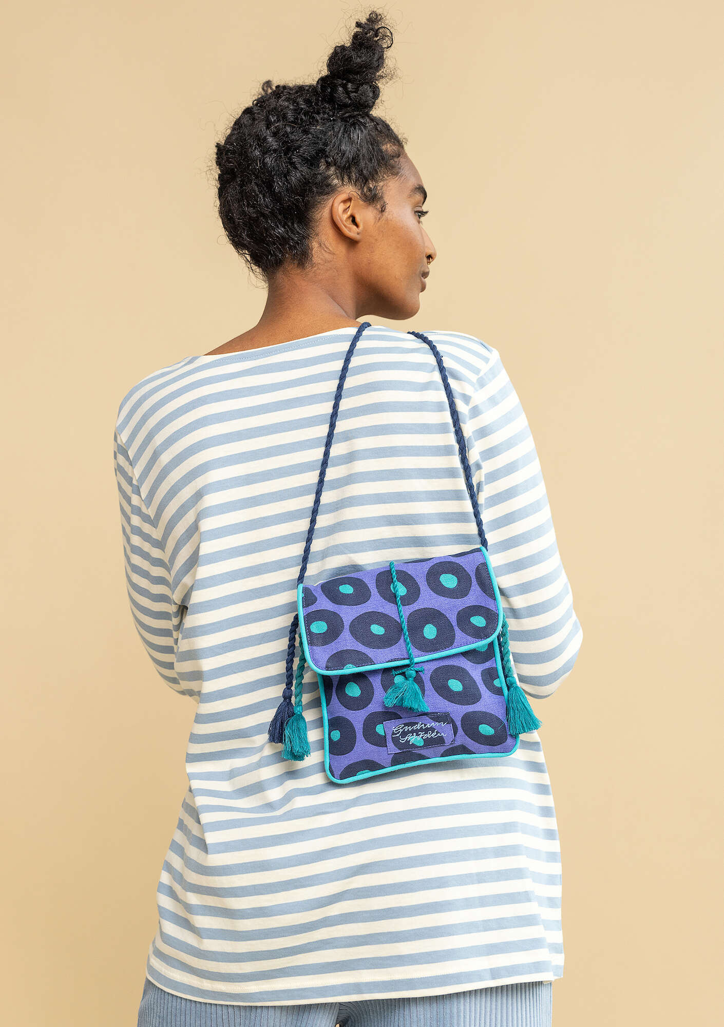 "Billie" organic cotton shoulder bag