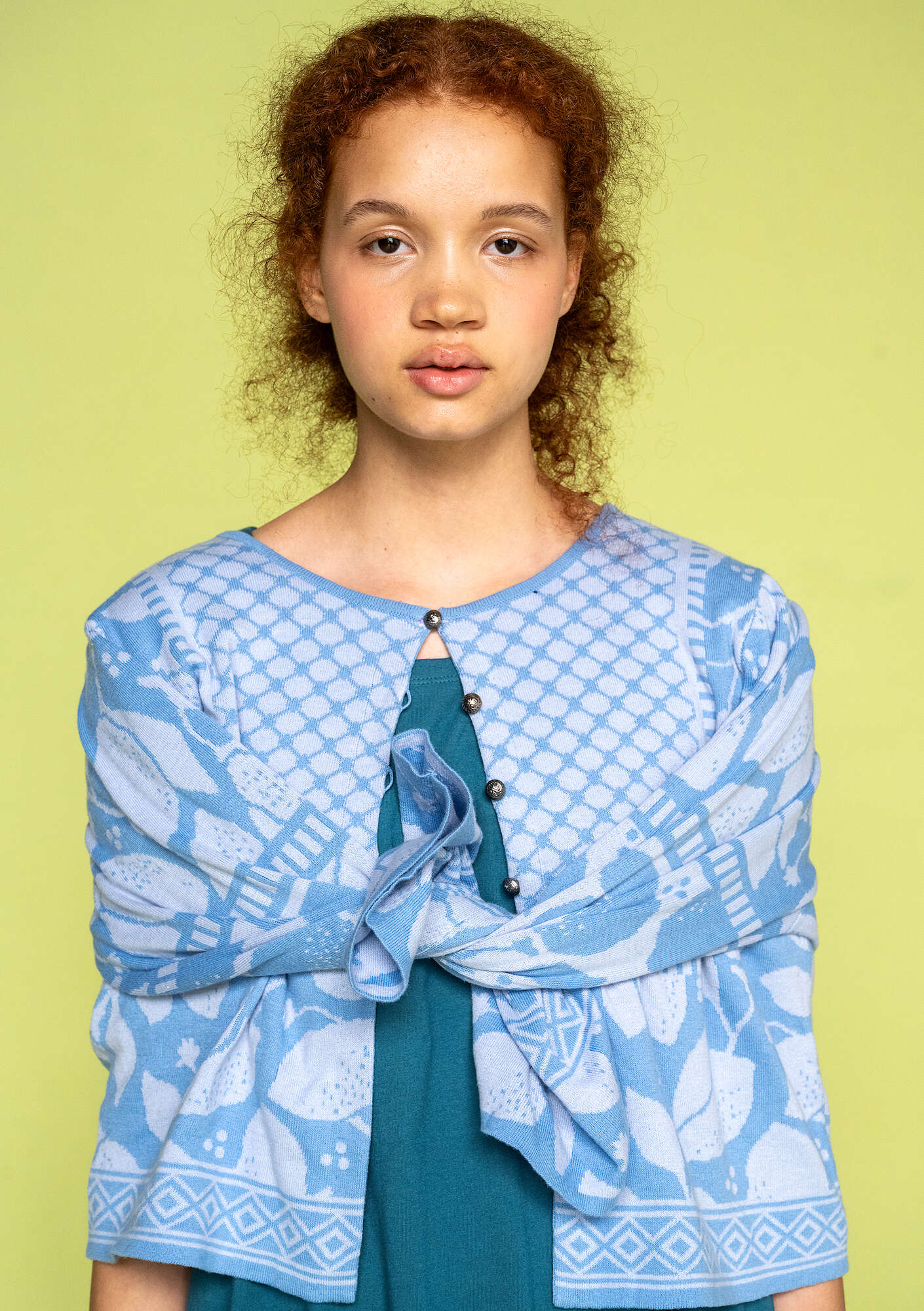 "Hilda" organic/recycled cotton cardigan
