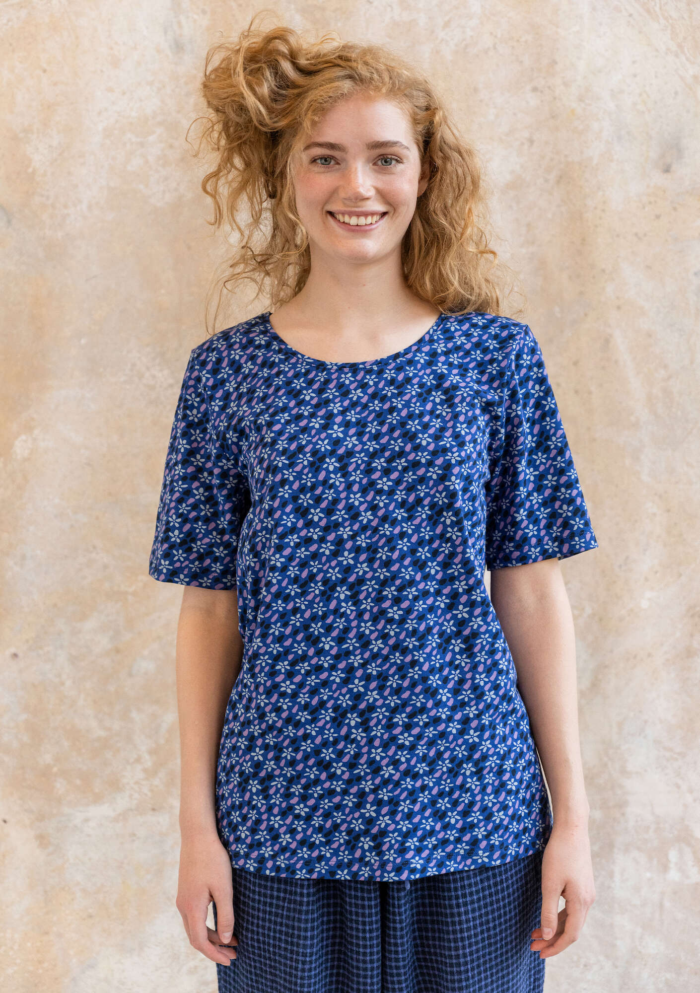 "Jane" organic cotton/elÖstane t-shirt