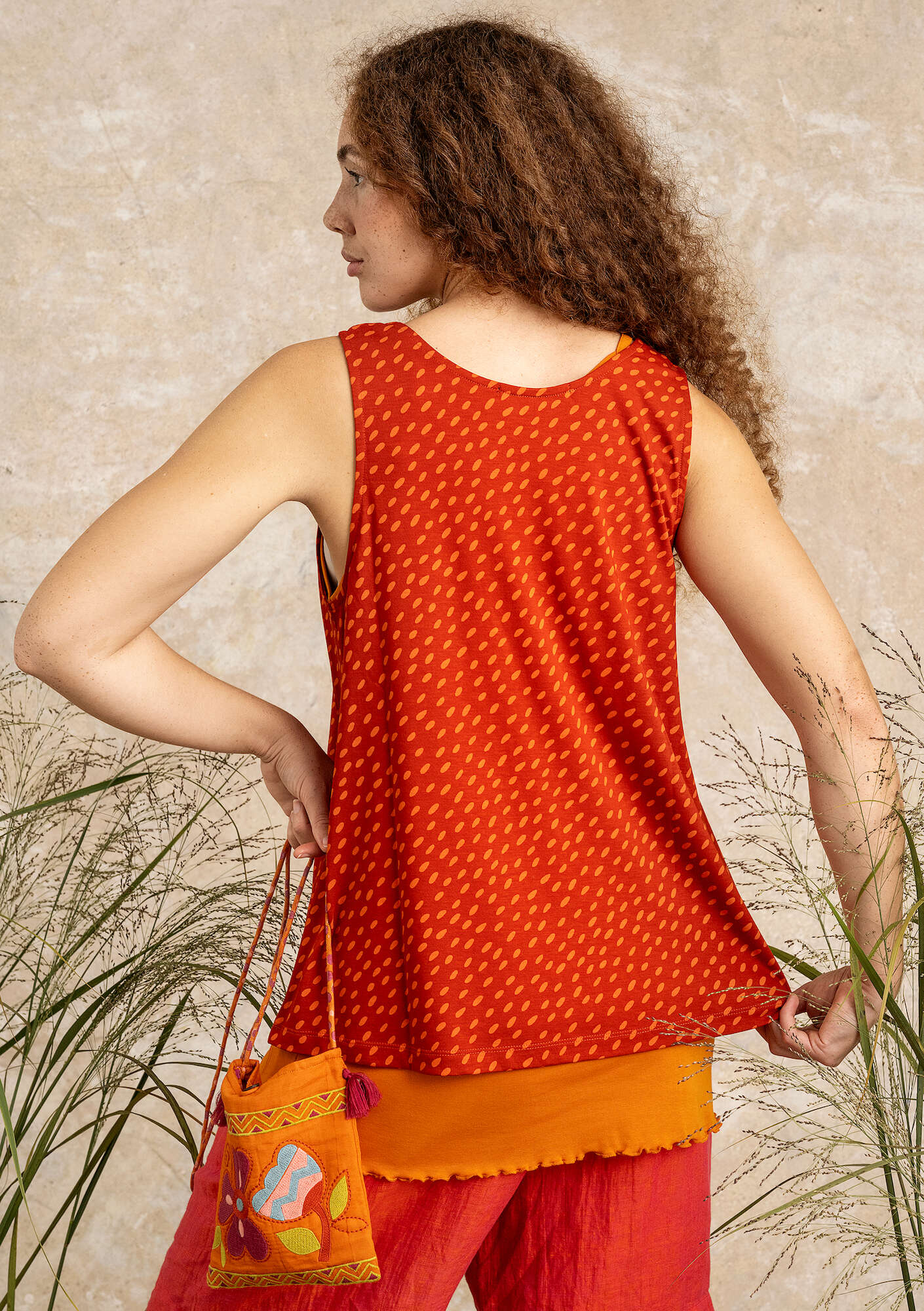 "Singö" organic cotton/modal jersey tank top
