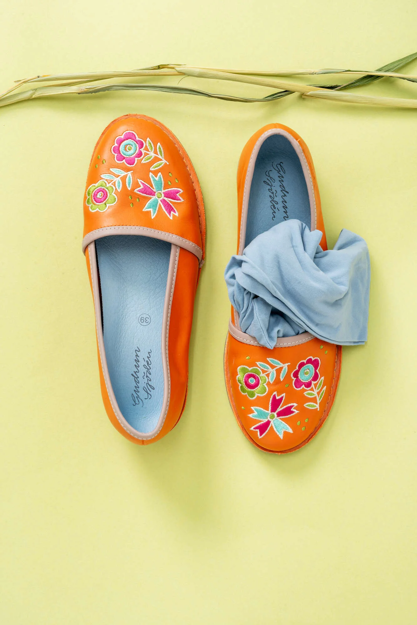 Nappa ballerina shoes