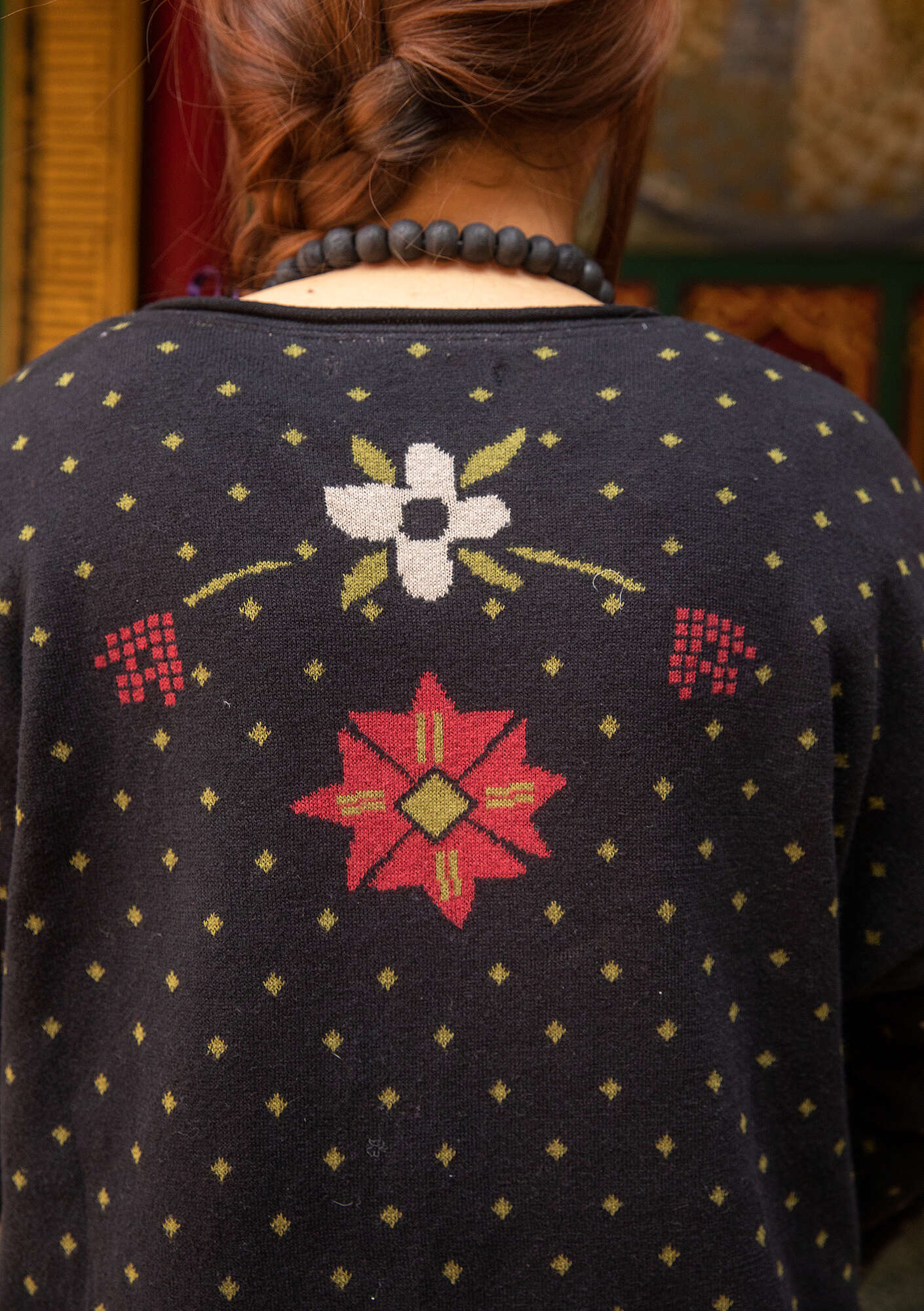 "Feru" organic cotton/linen sweater