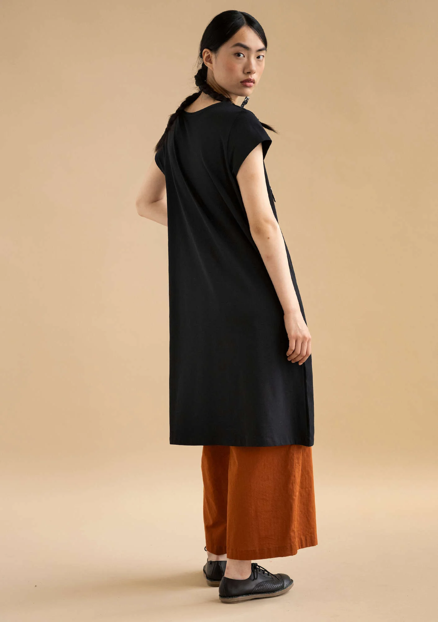 "Jane" organic cotton/elÖstane jersey dress