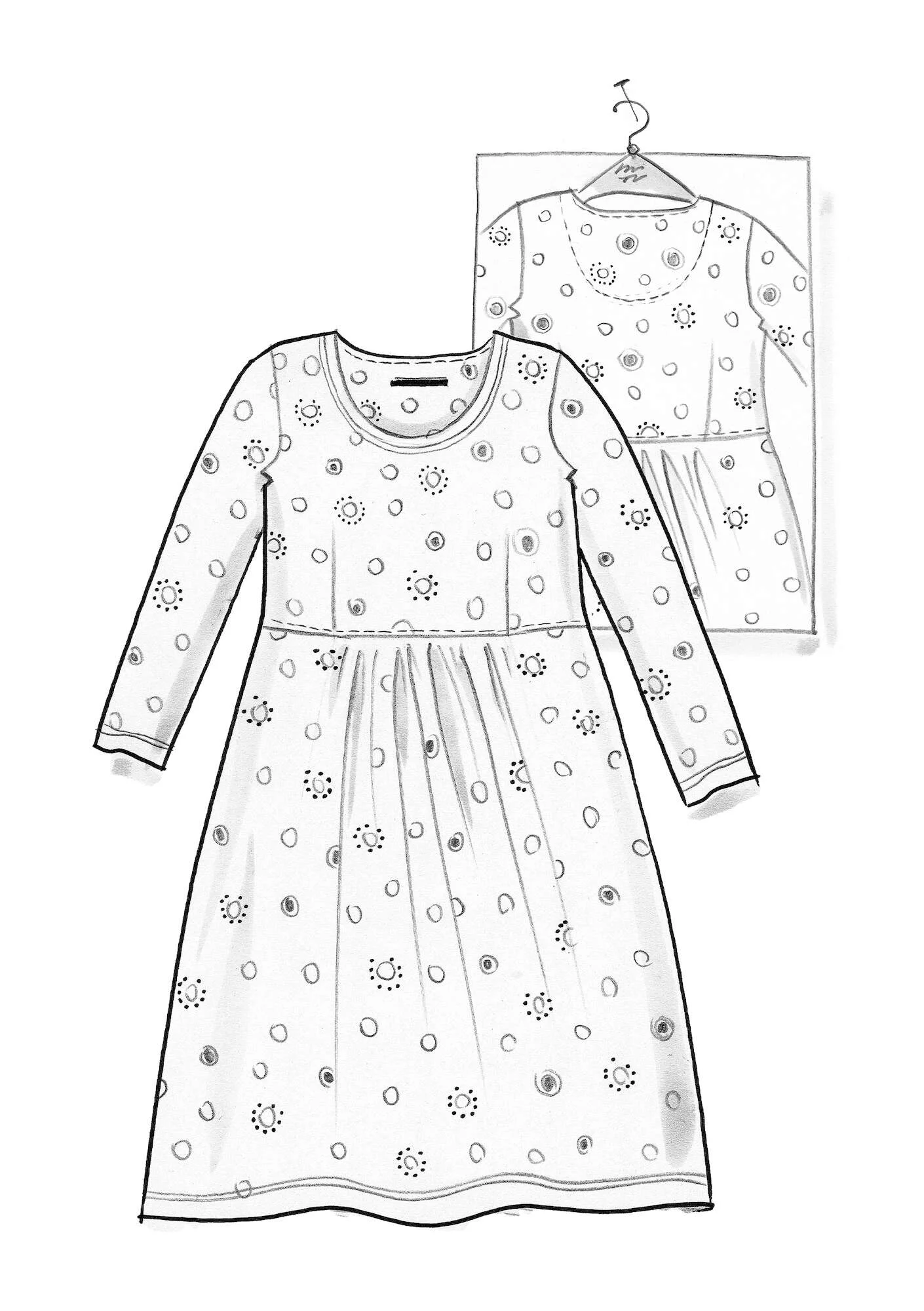 "Pencil" lyocell/elÖstane jersey dress