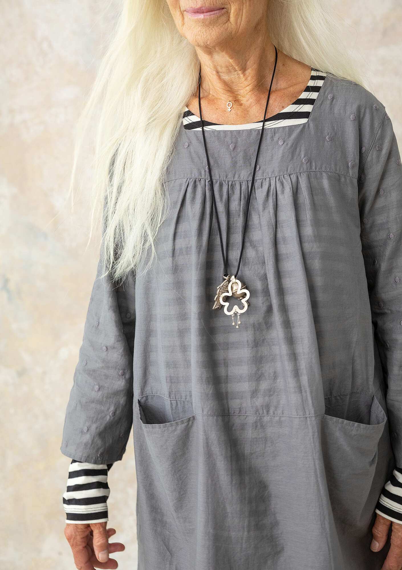 Woven organic cotton dress