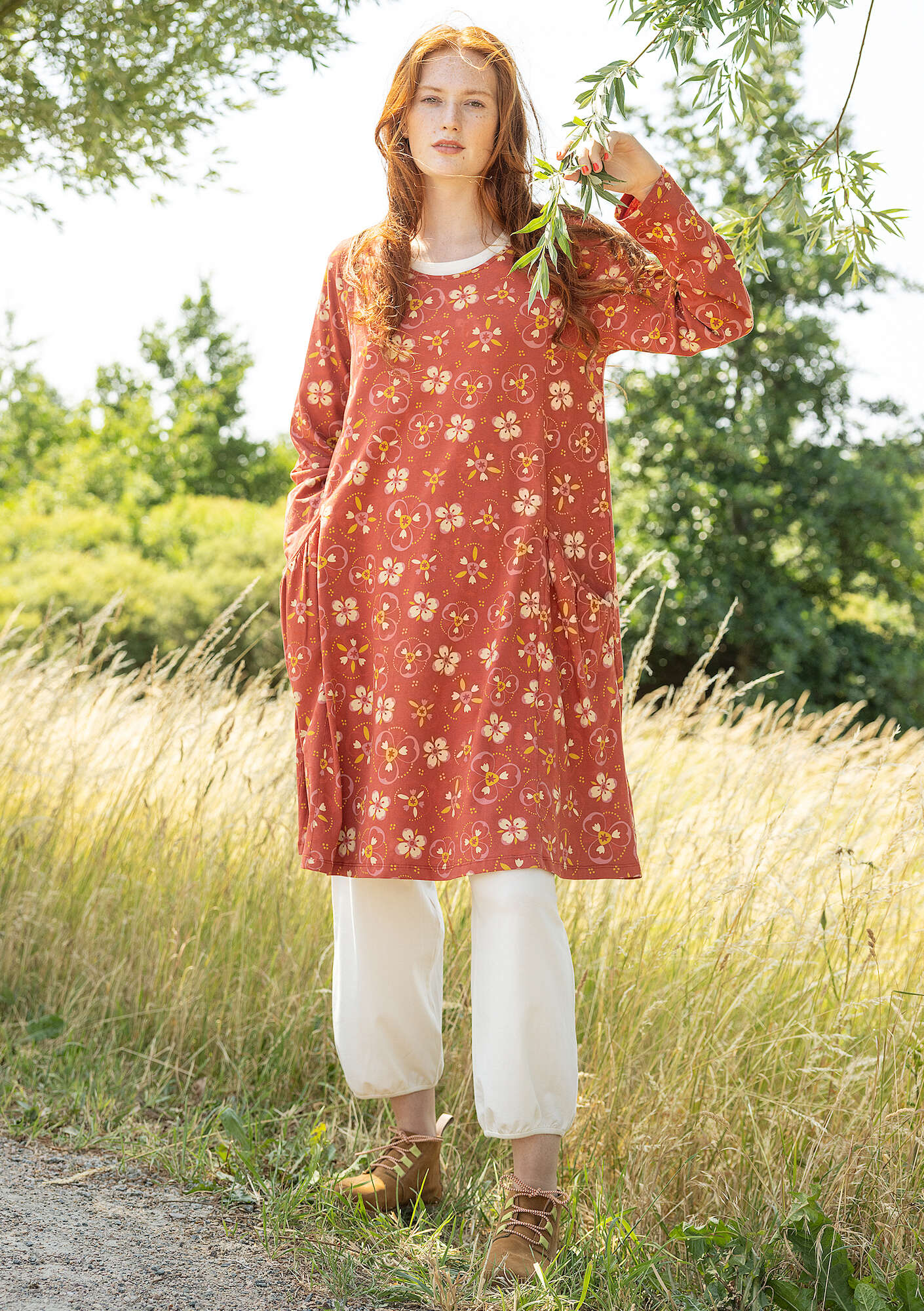 Östar" organic cotton jersey dress