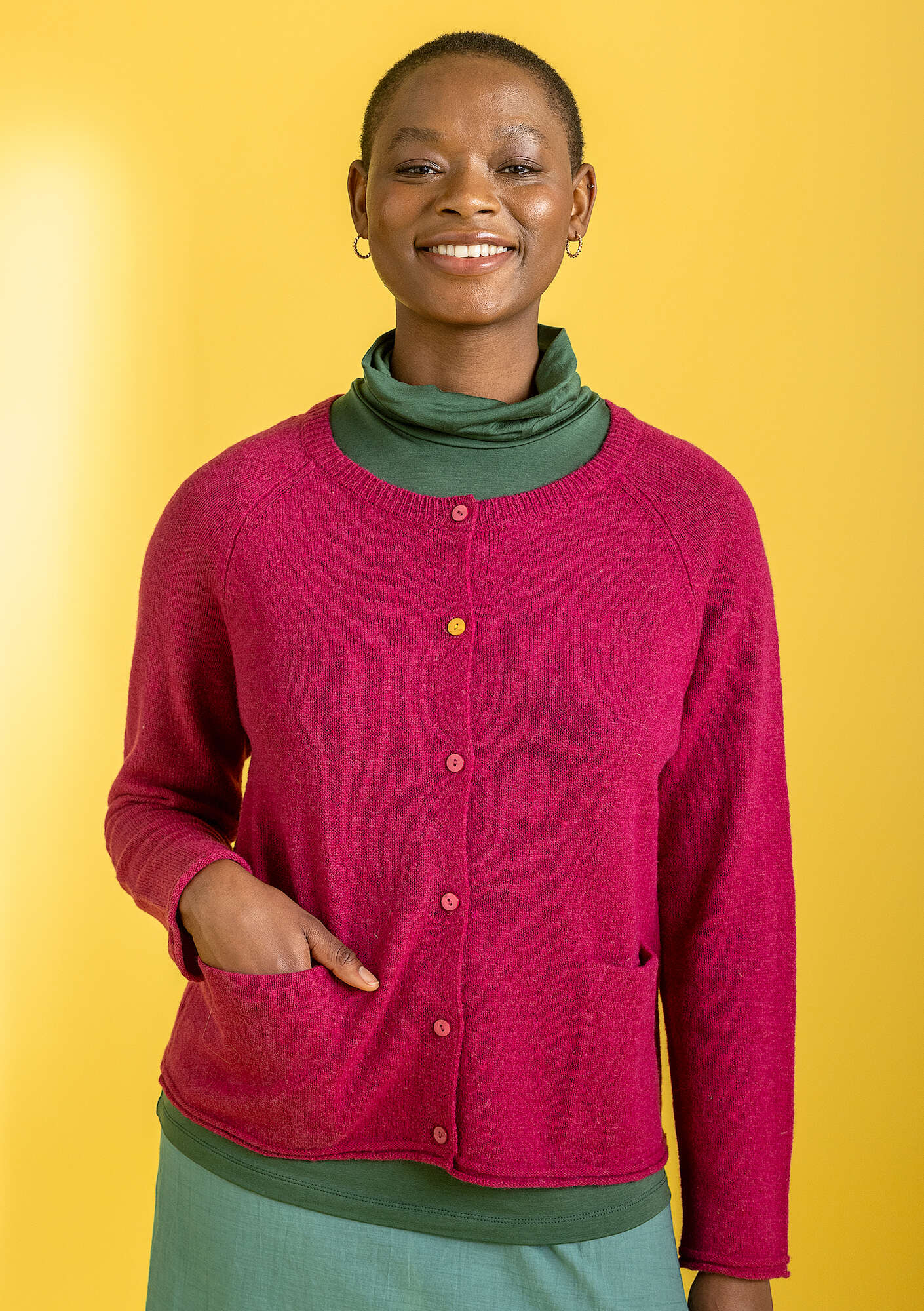 Wool cardigan