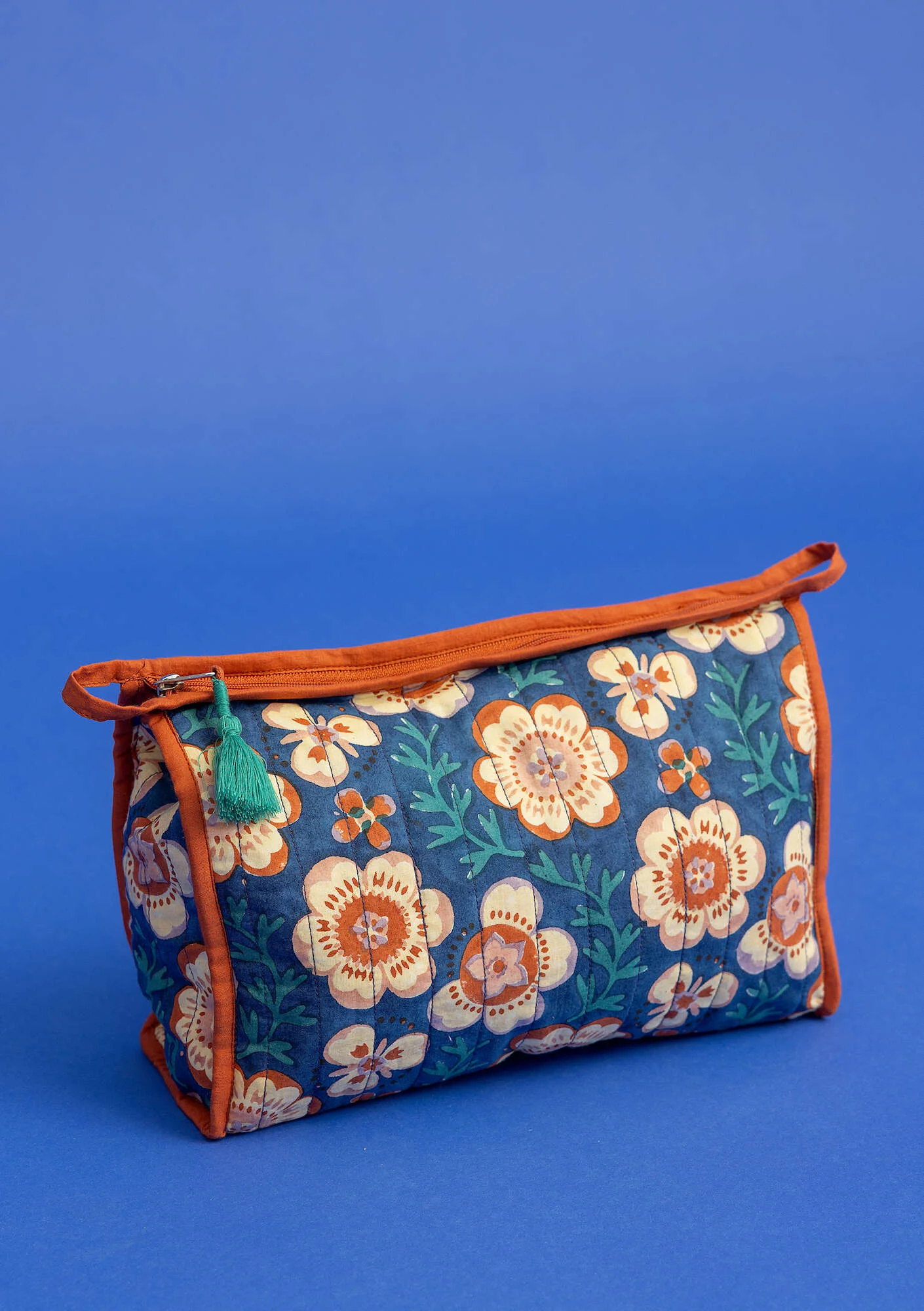 "Petals" organic cotton toiletry bag