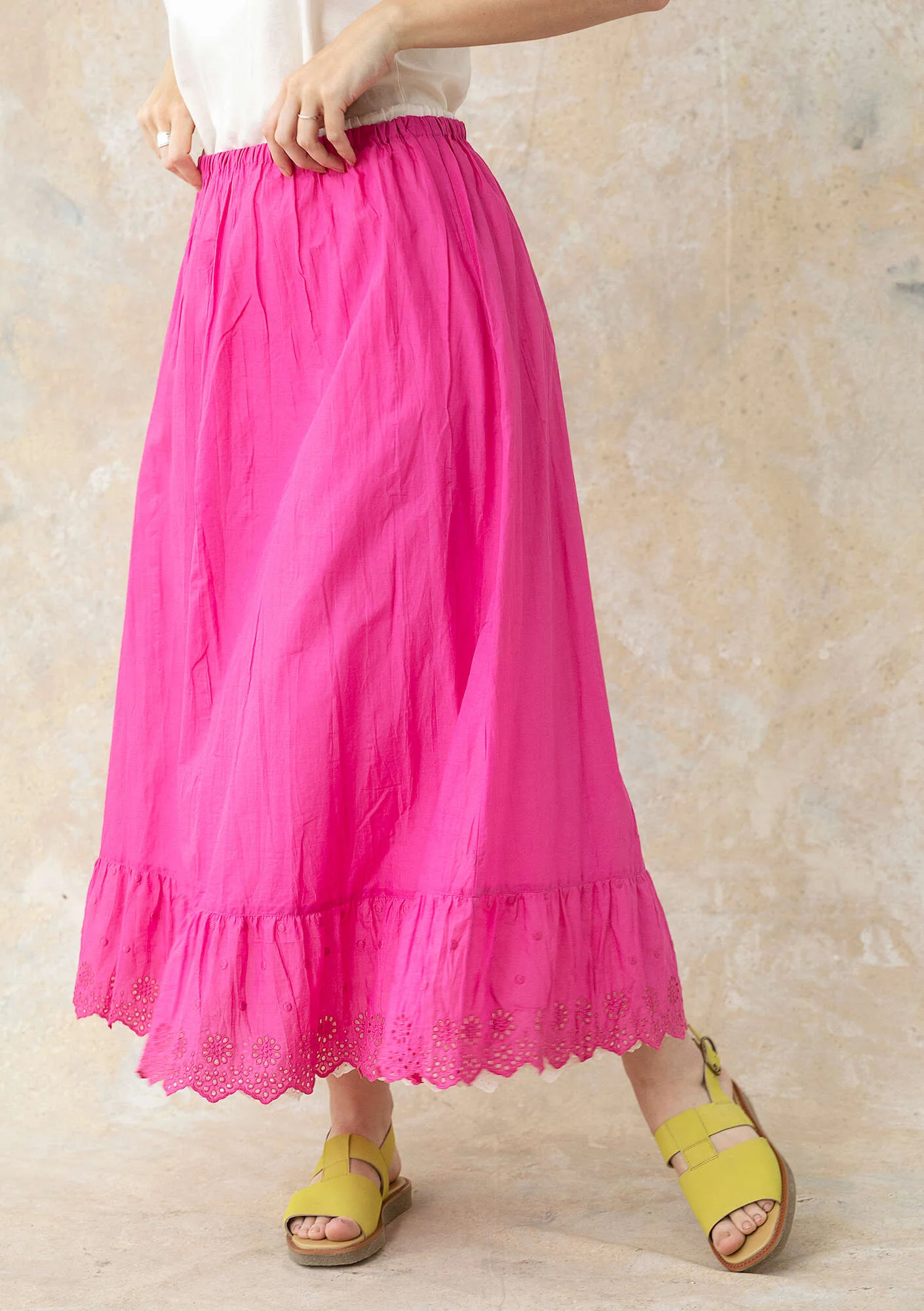 Woven organic cotton underskirt