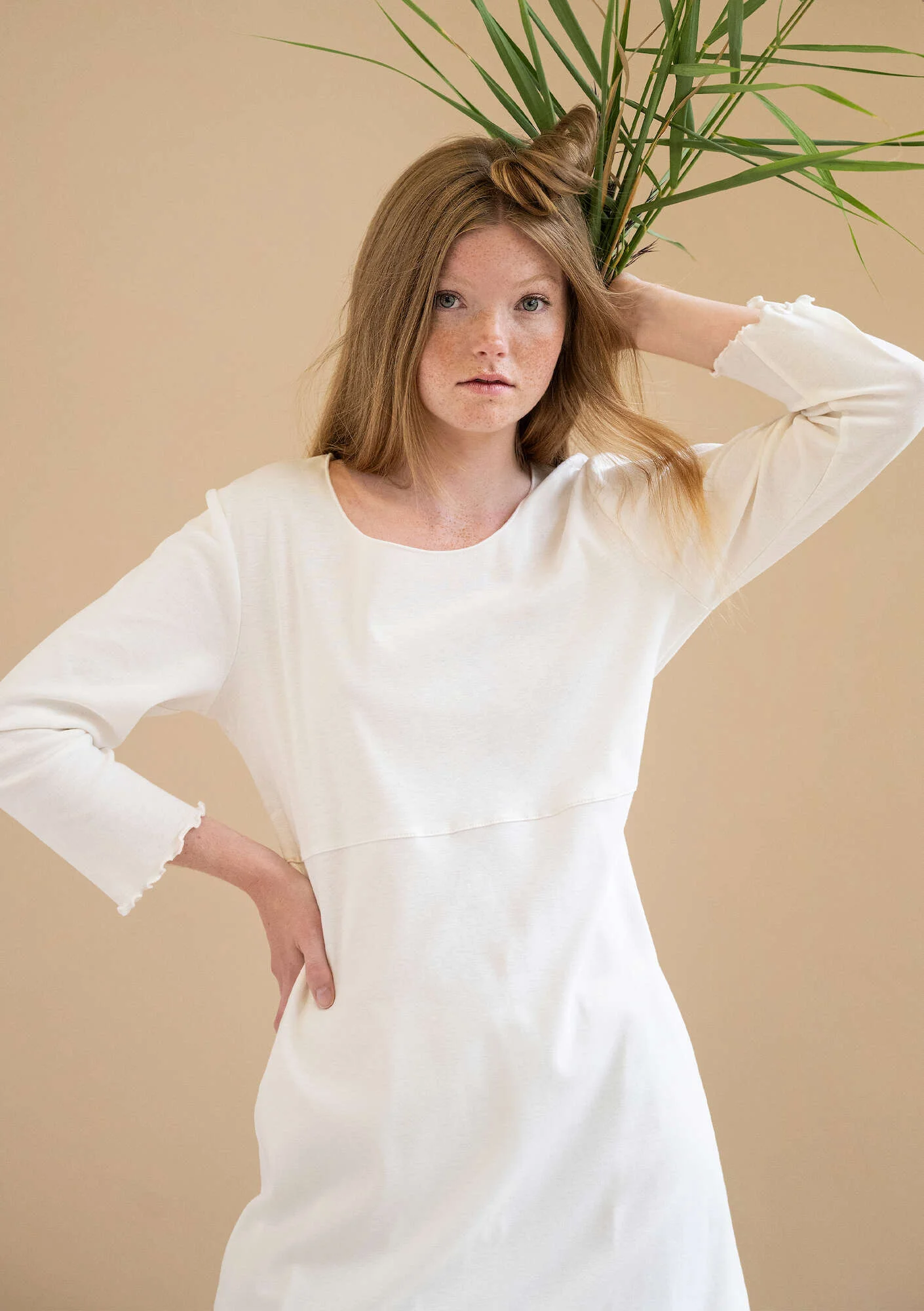 Organic cotton jersey dress