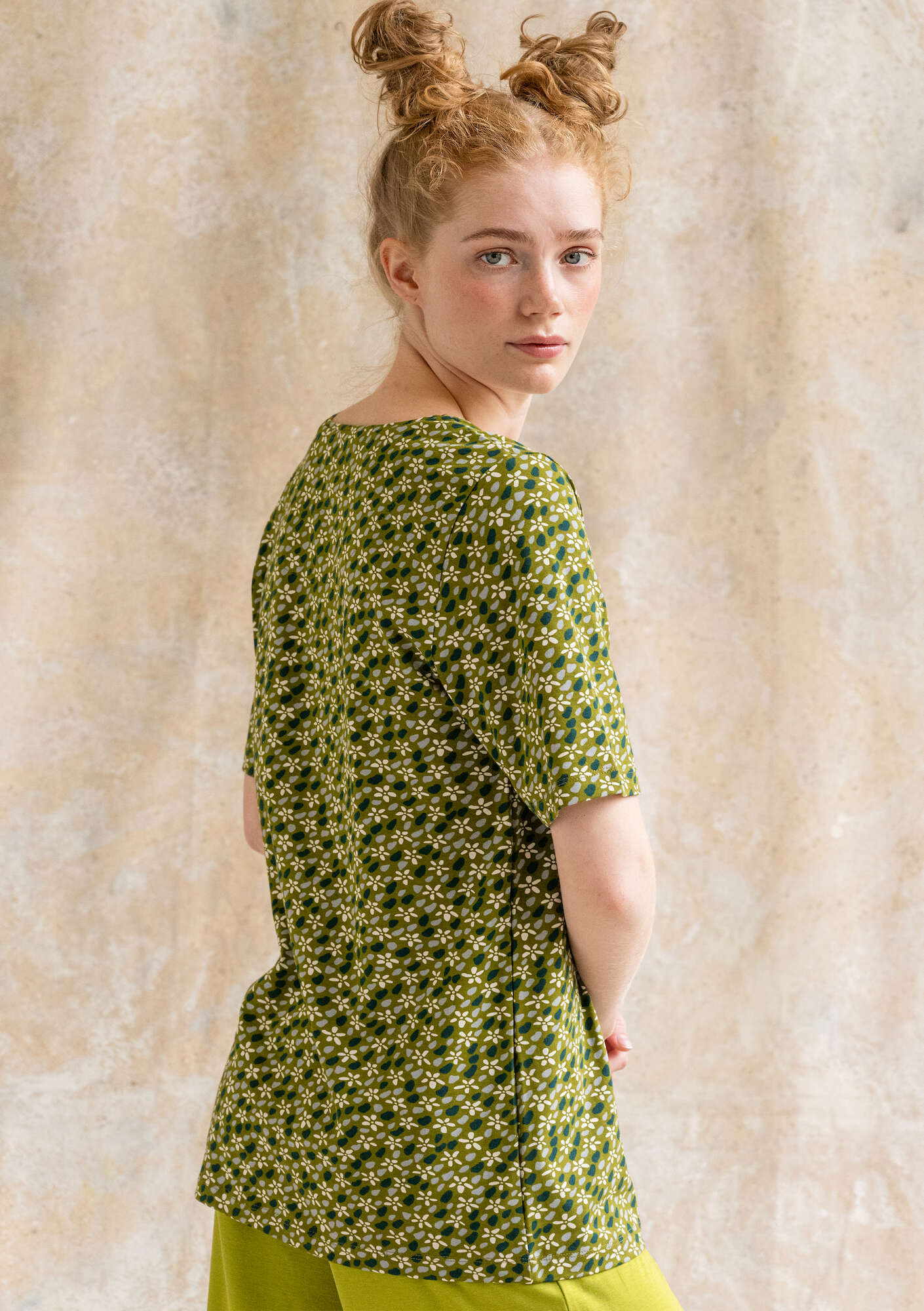 "Jane" organic cotton/elÖstane t-shirt