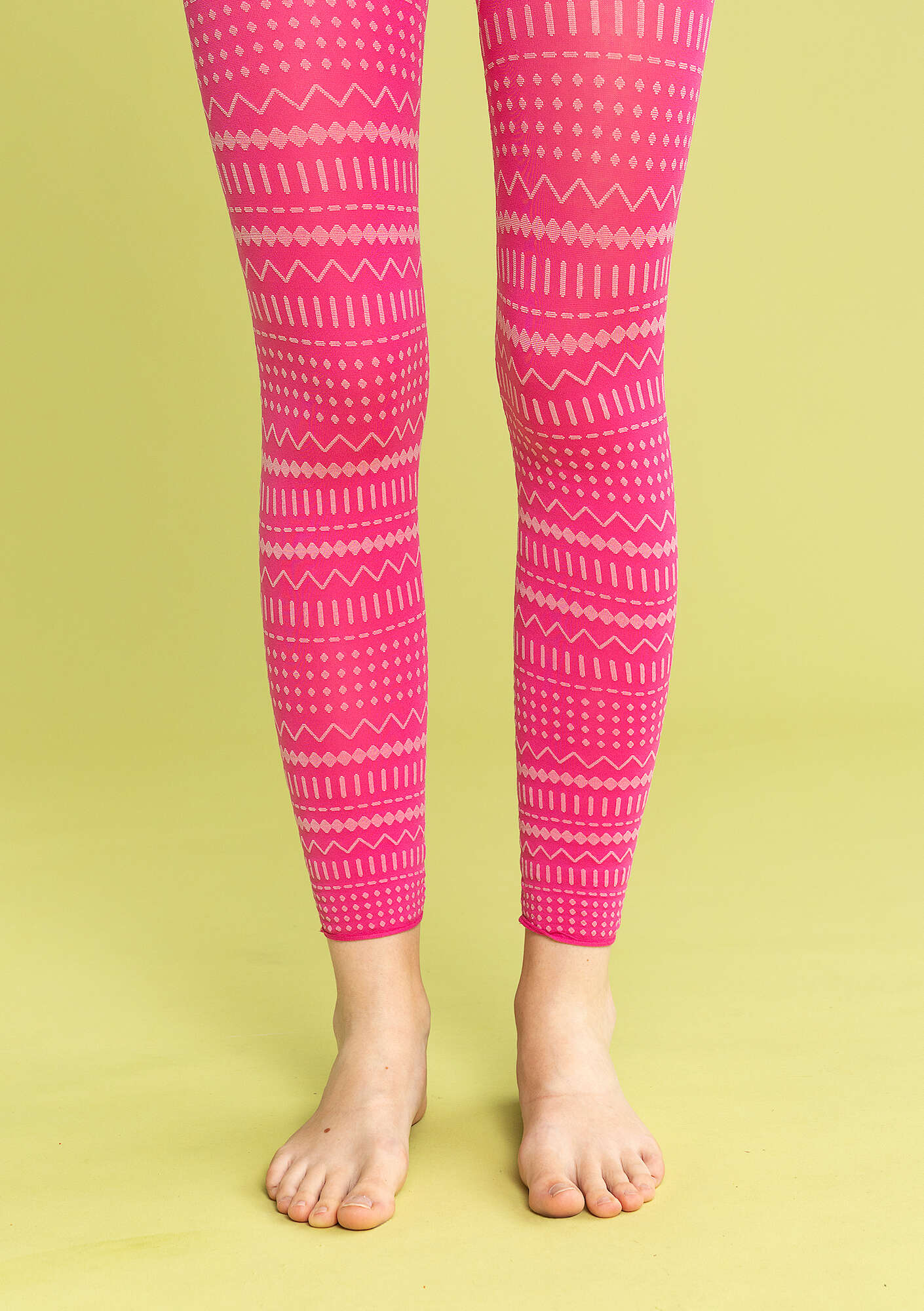 "Elsie" jacquard leggings made from recycled polyamide