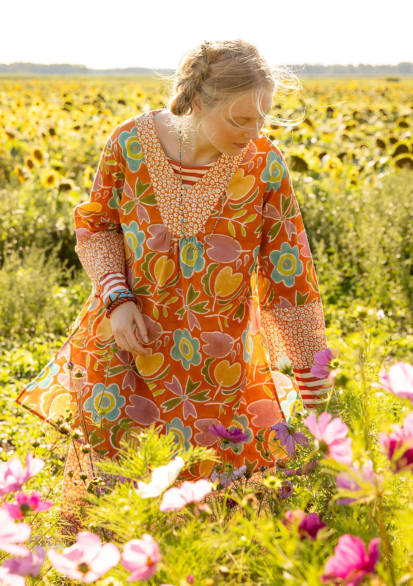 "Cikoria" woven organic cotton tunic