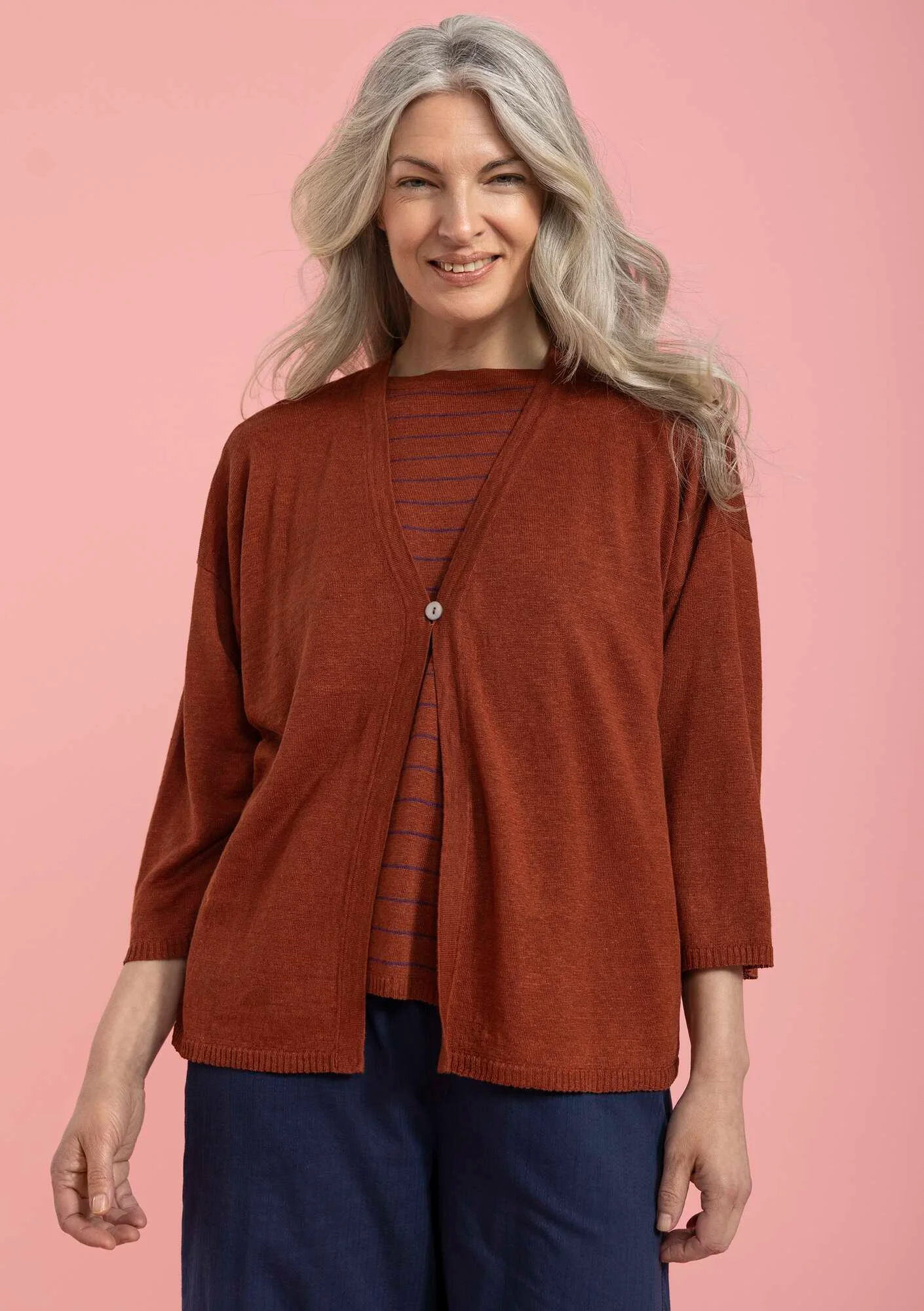 Linen cardigan