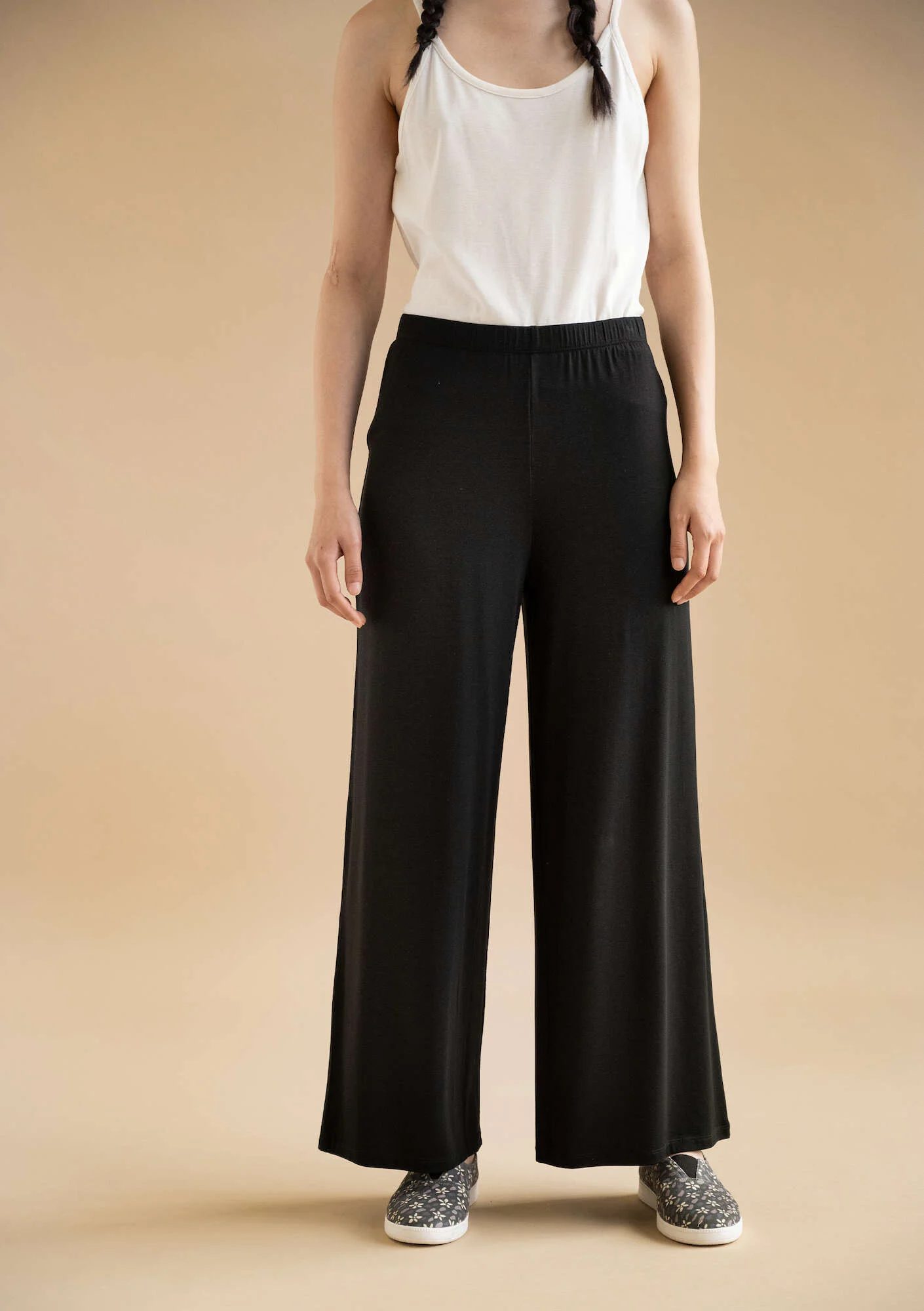 "Ada" lyocell/elÖstane jersey trousers