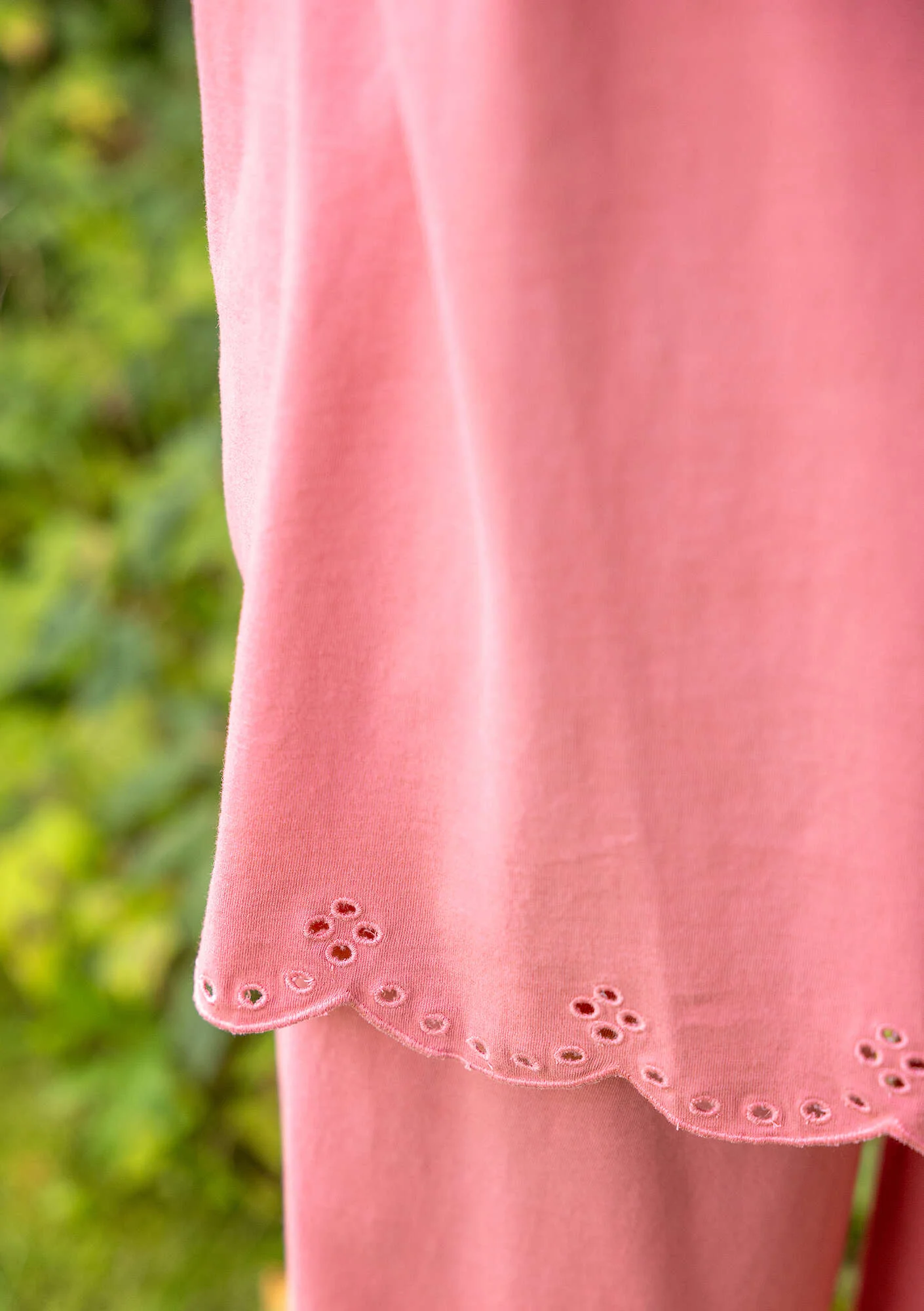 Organic cotton jersey tunic
