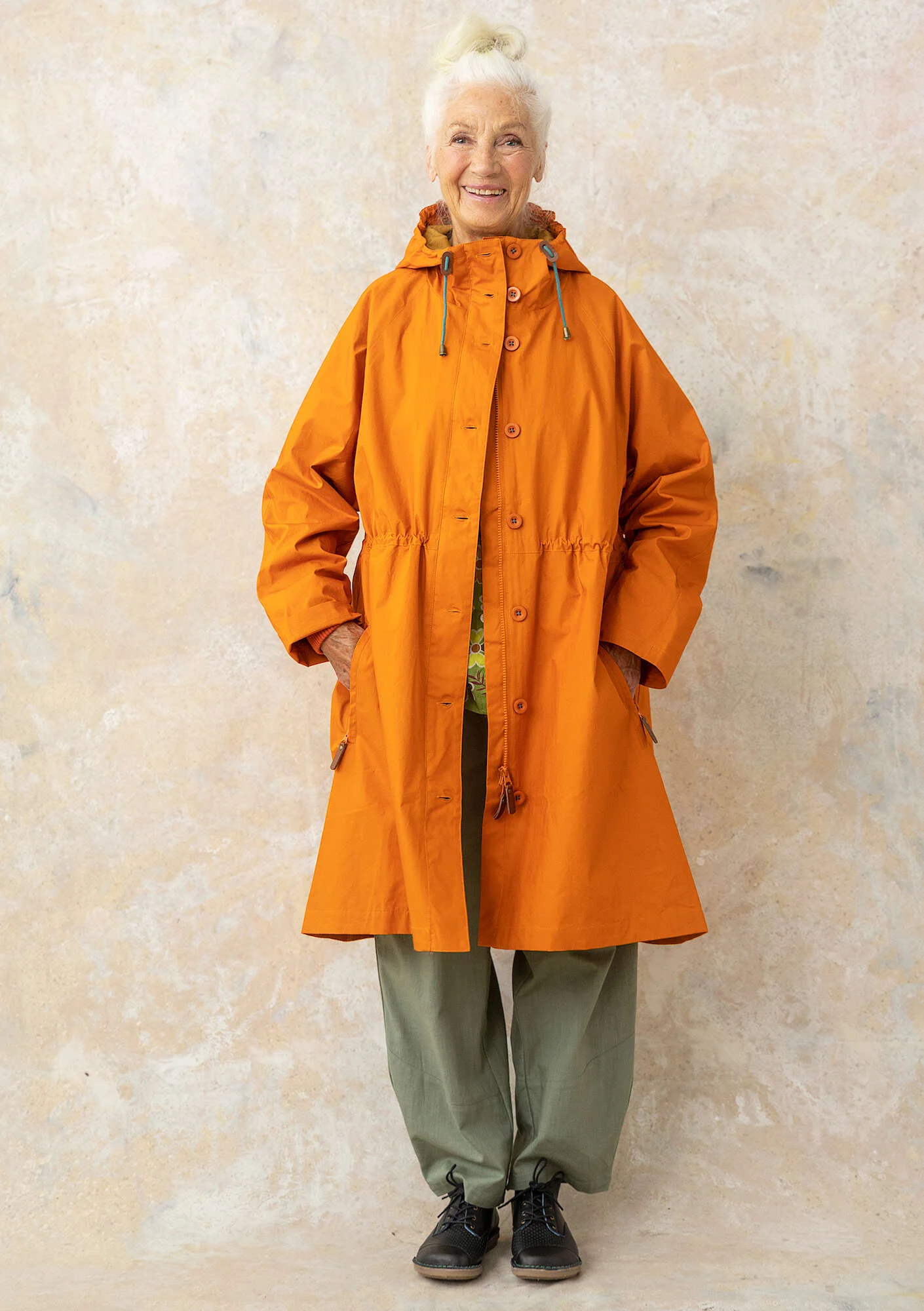 "Francis" woven organic cotton parka