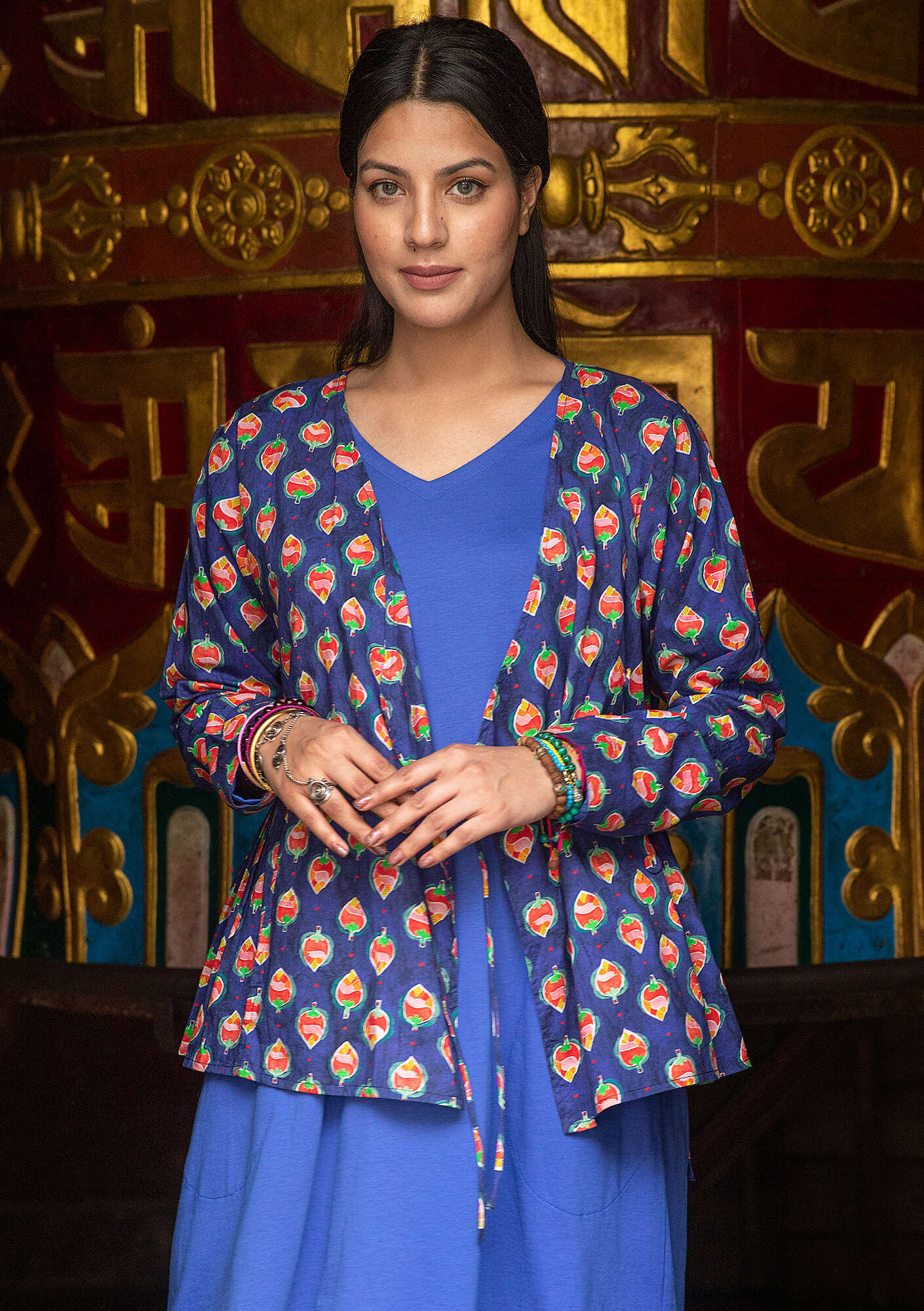 "Himalaya" organic cotton blouse