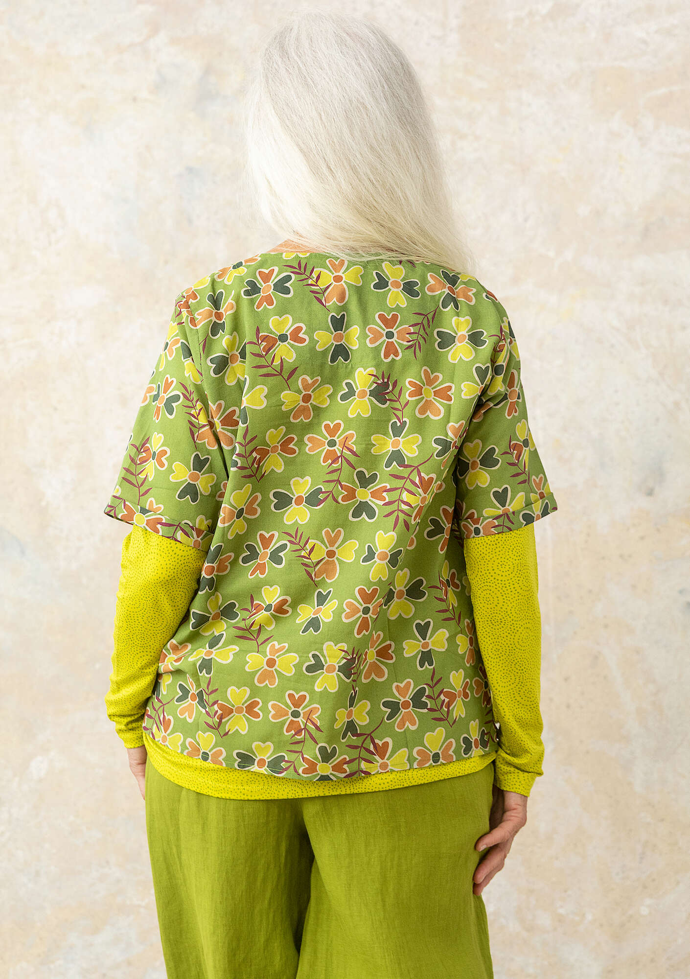 "Peggy" woven organic cotton blouse