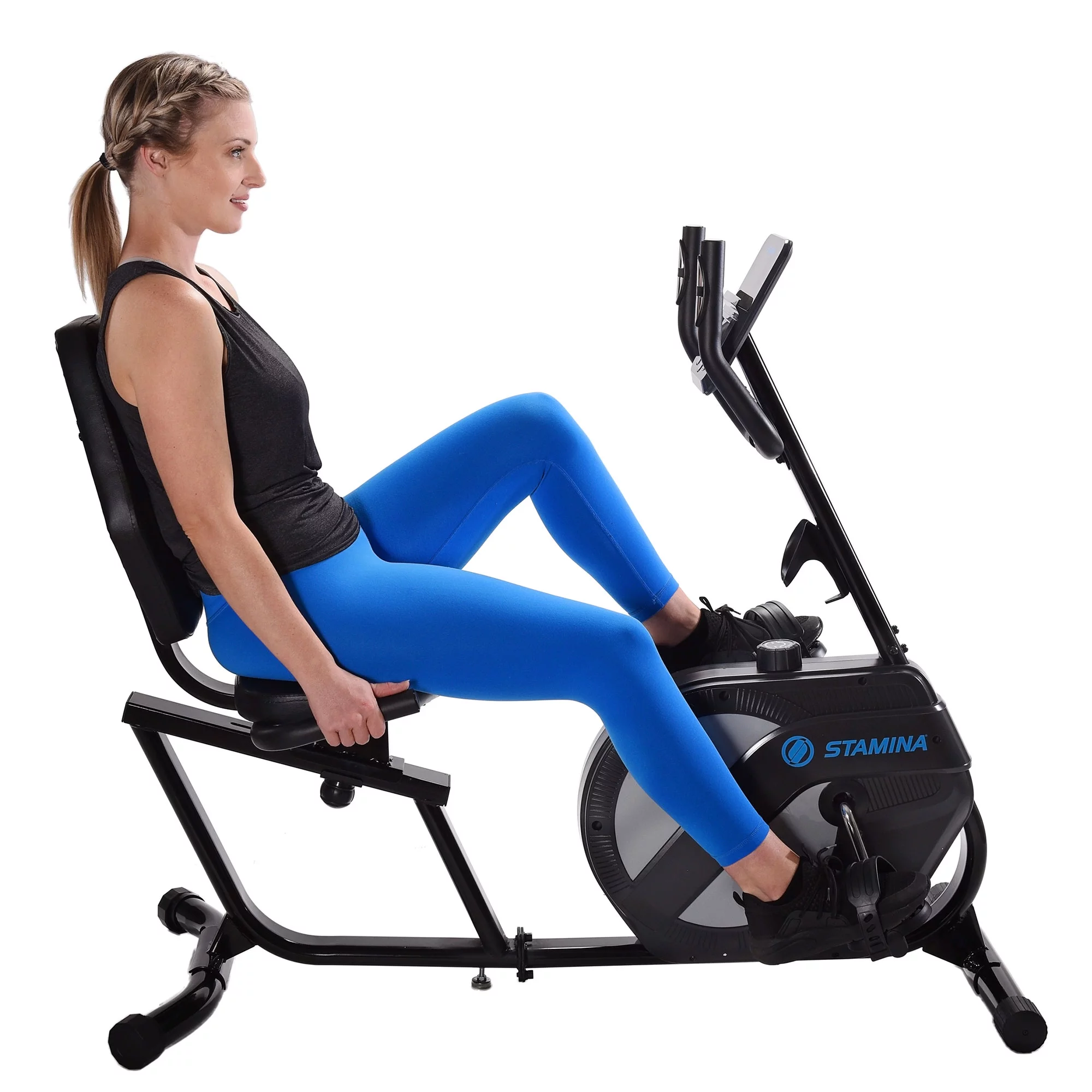 Stamina Products 1346 Stationary Recumbent Exercise Bike for Home Workouts