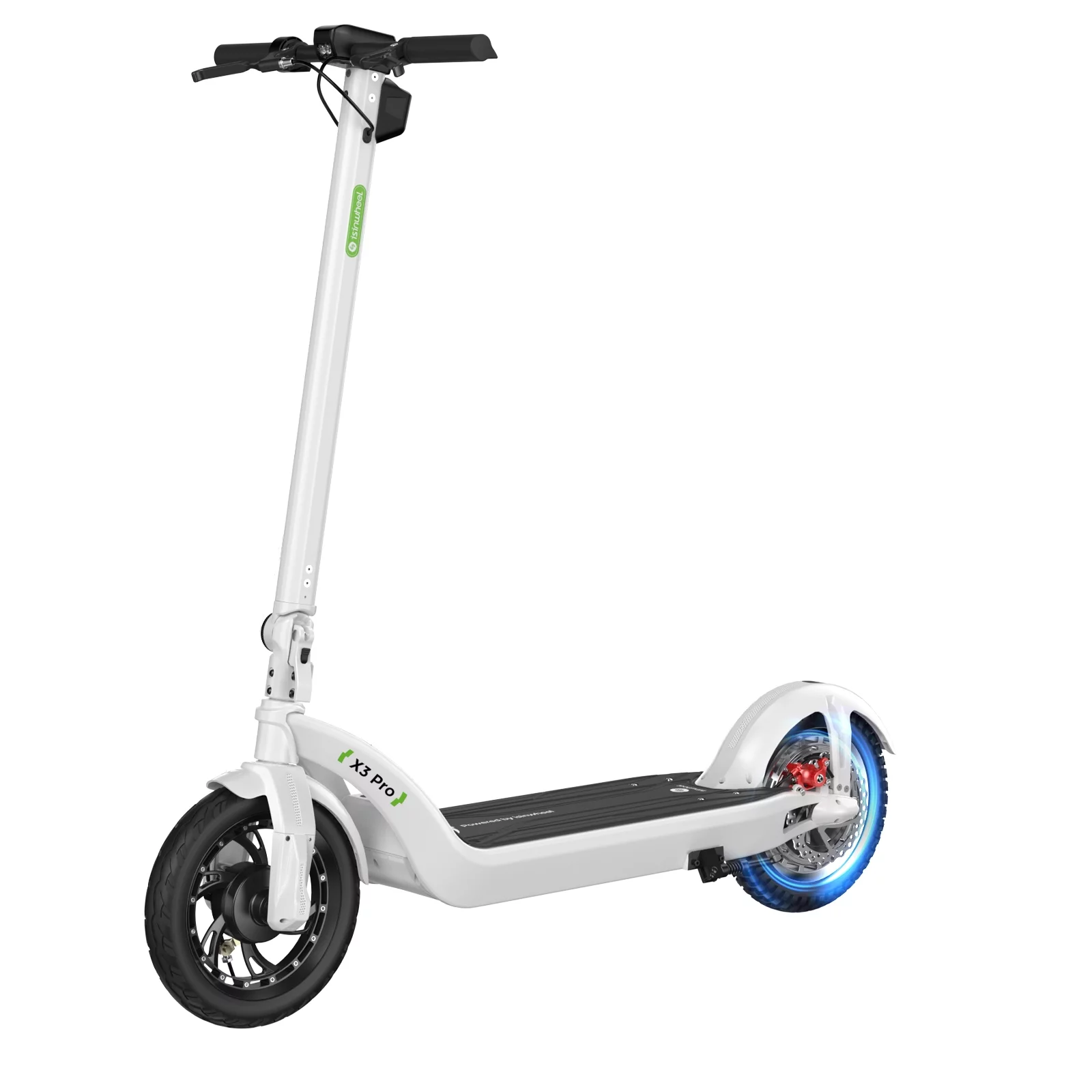 isinwheel X3Pro Electric Scooter, 1200W Motor, 31-37 Miles Range, 28 mph, 12” Big Tires, Folding Commuter E-Scooter for Adult