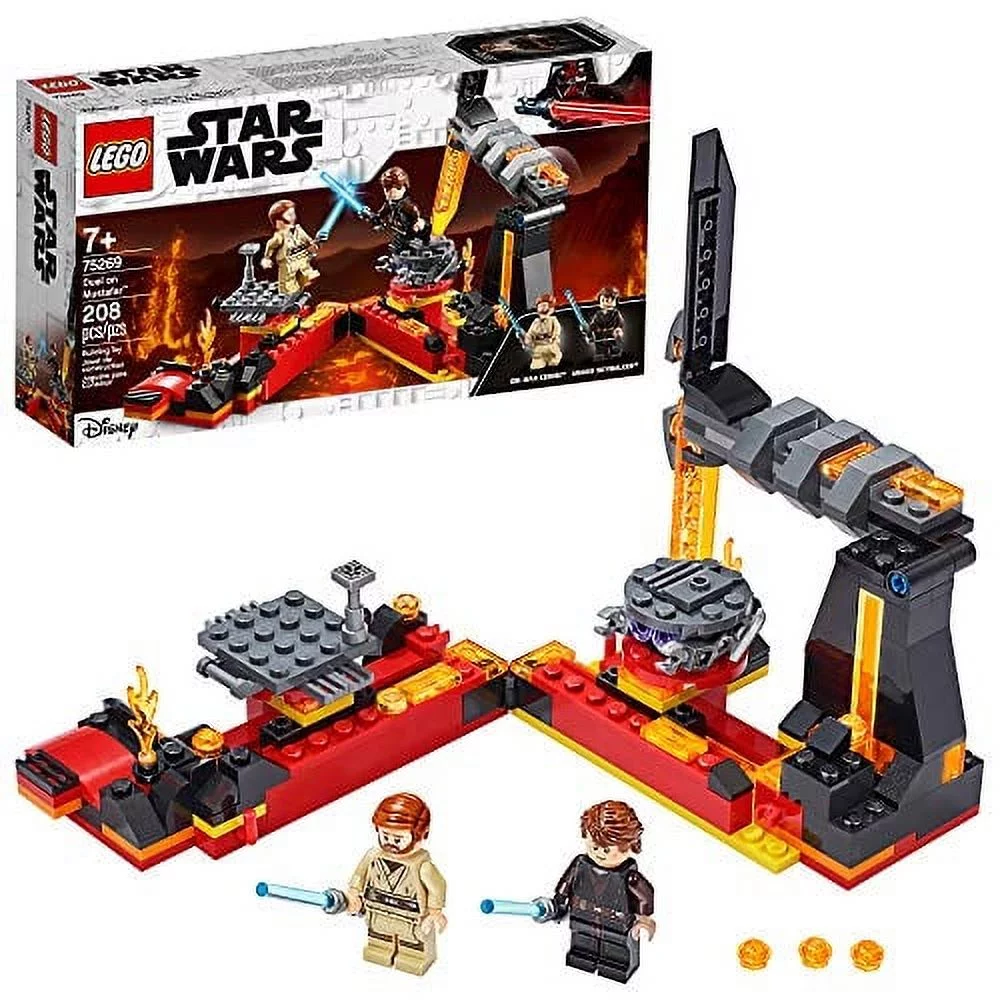 LEGO Star Wars: Revenge of The Sith Duel on Mustafar 75269 Anakin Skywalker vs. OBI-Wan Kenobi Building Kit (208 Pieces)