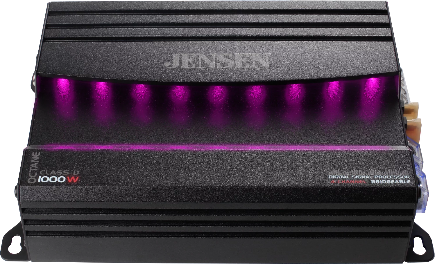 Jensen XDA94RB Class D 4 Channel Bridgeable Amplifier with 80 Watts x 4 RMS and 1000 Watts, New