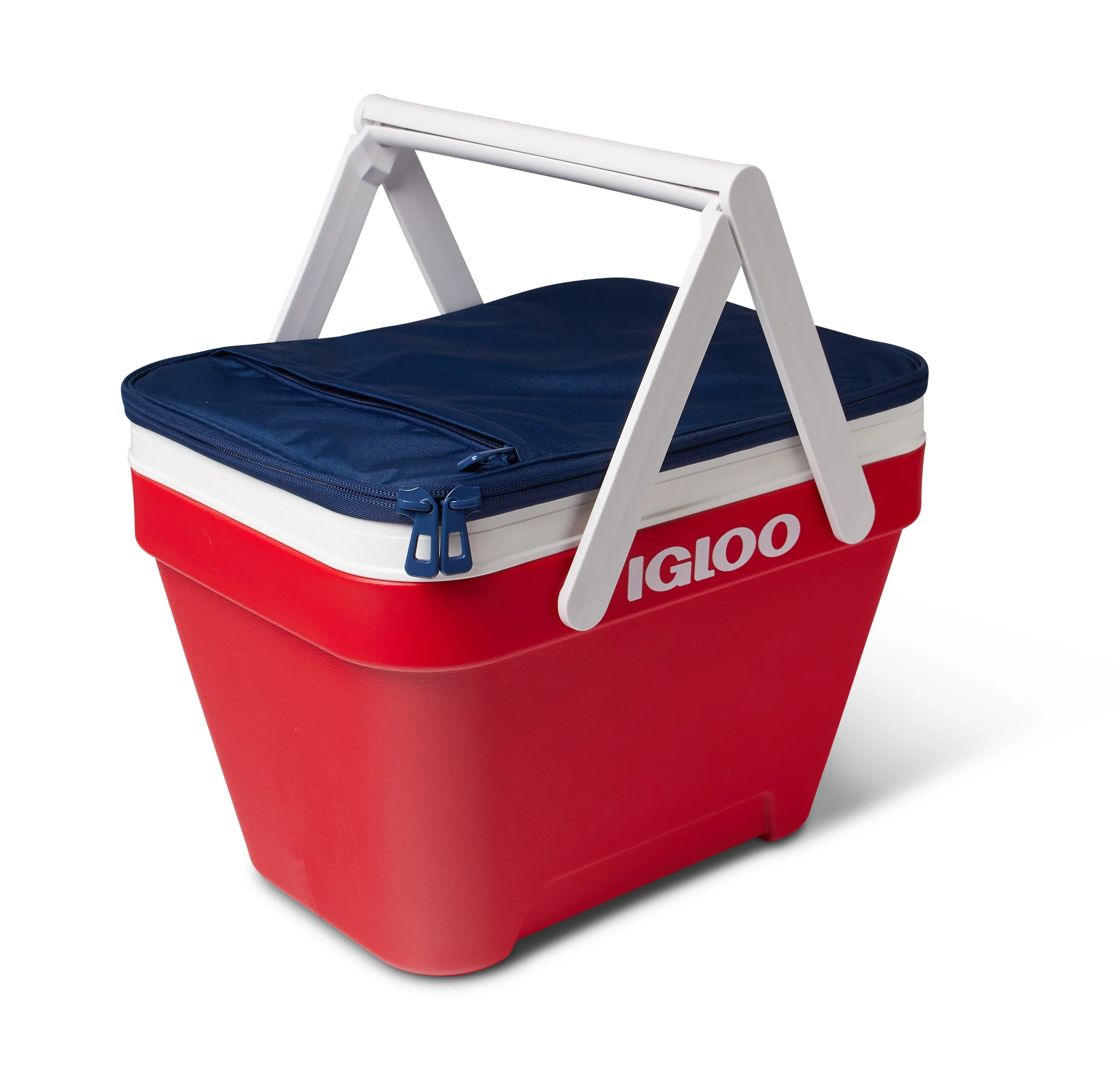 Igloo 25 QT Picnic Basket Cooler, Red