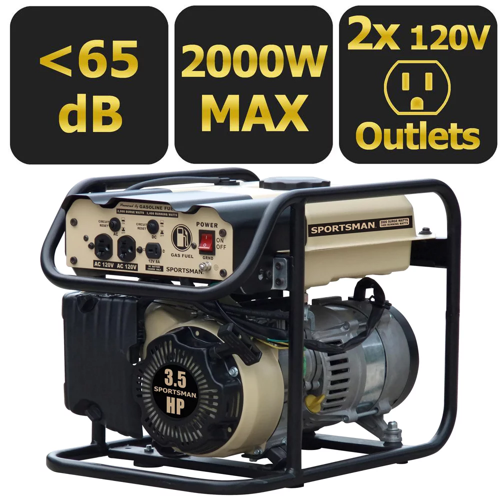 Sportsman Sandstorm Gasoline 2000-Watt Portable Generator