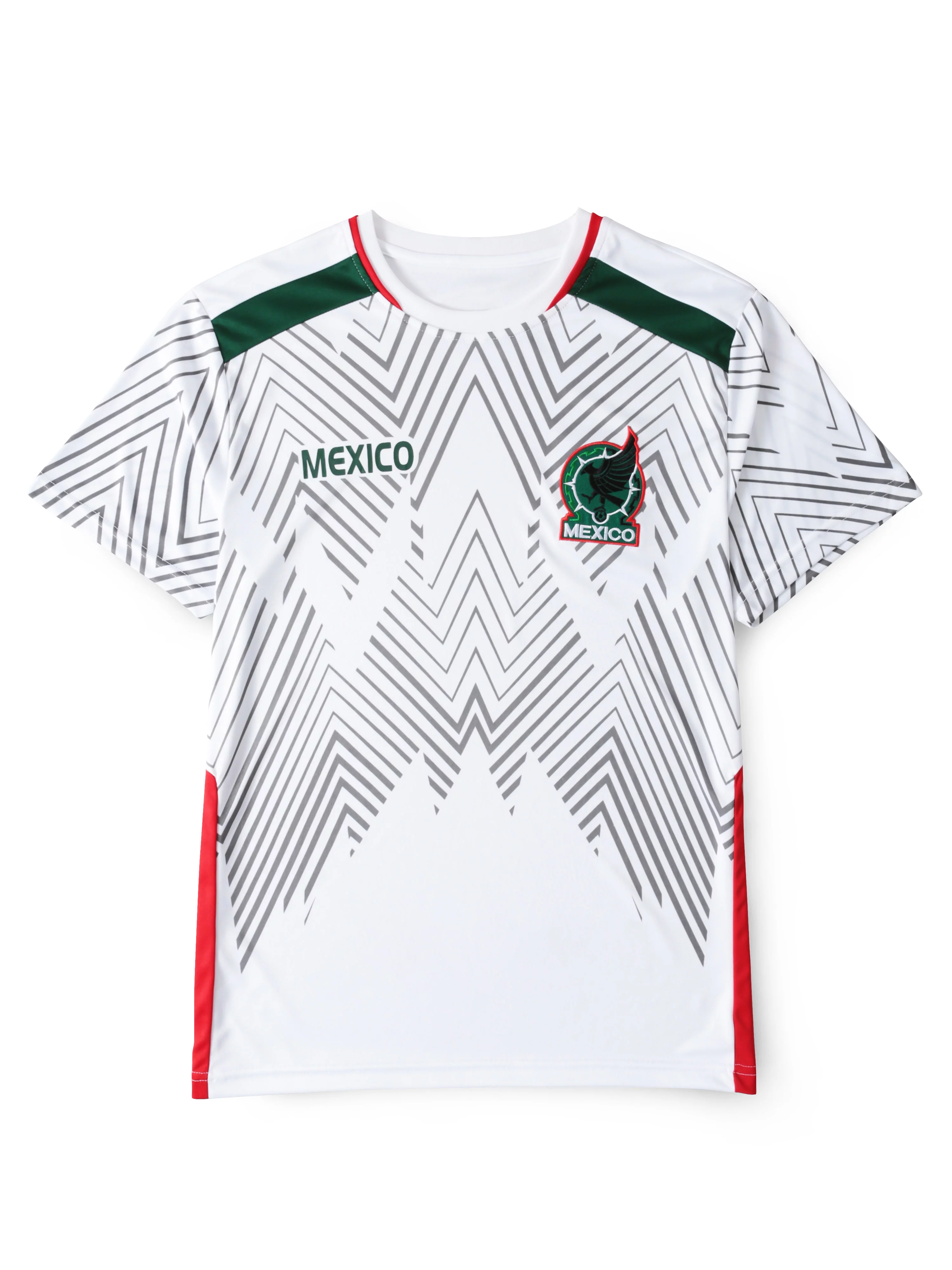 Ma Croix Mens Unisex Mexico National World Futbol Pullover Breathable Jersey