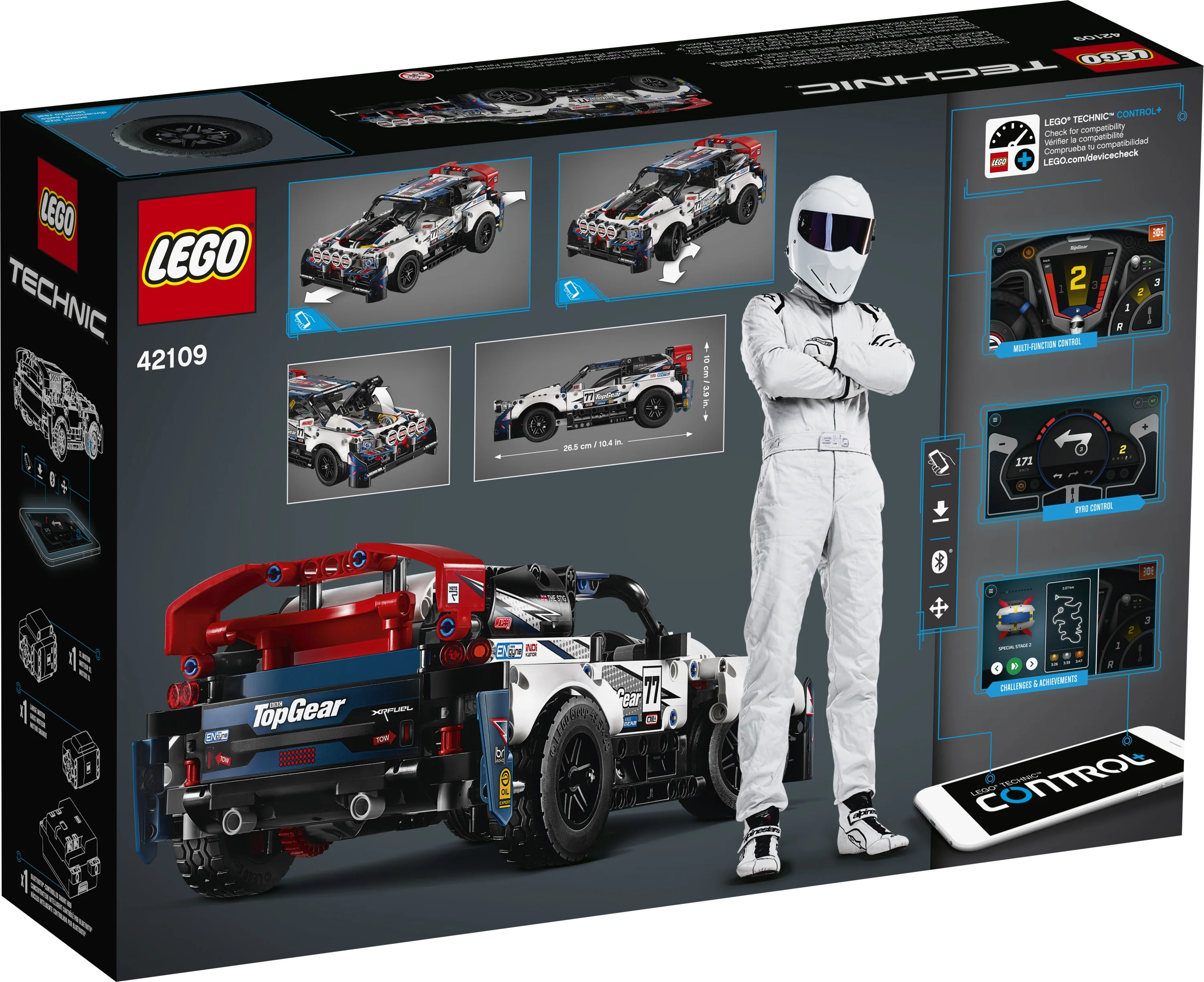 LEGO Technic App-Controlled Top Gear Rally Car 42109