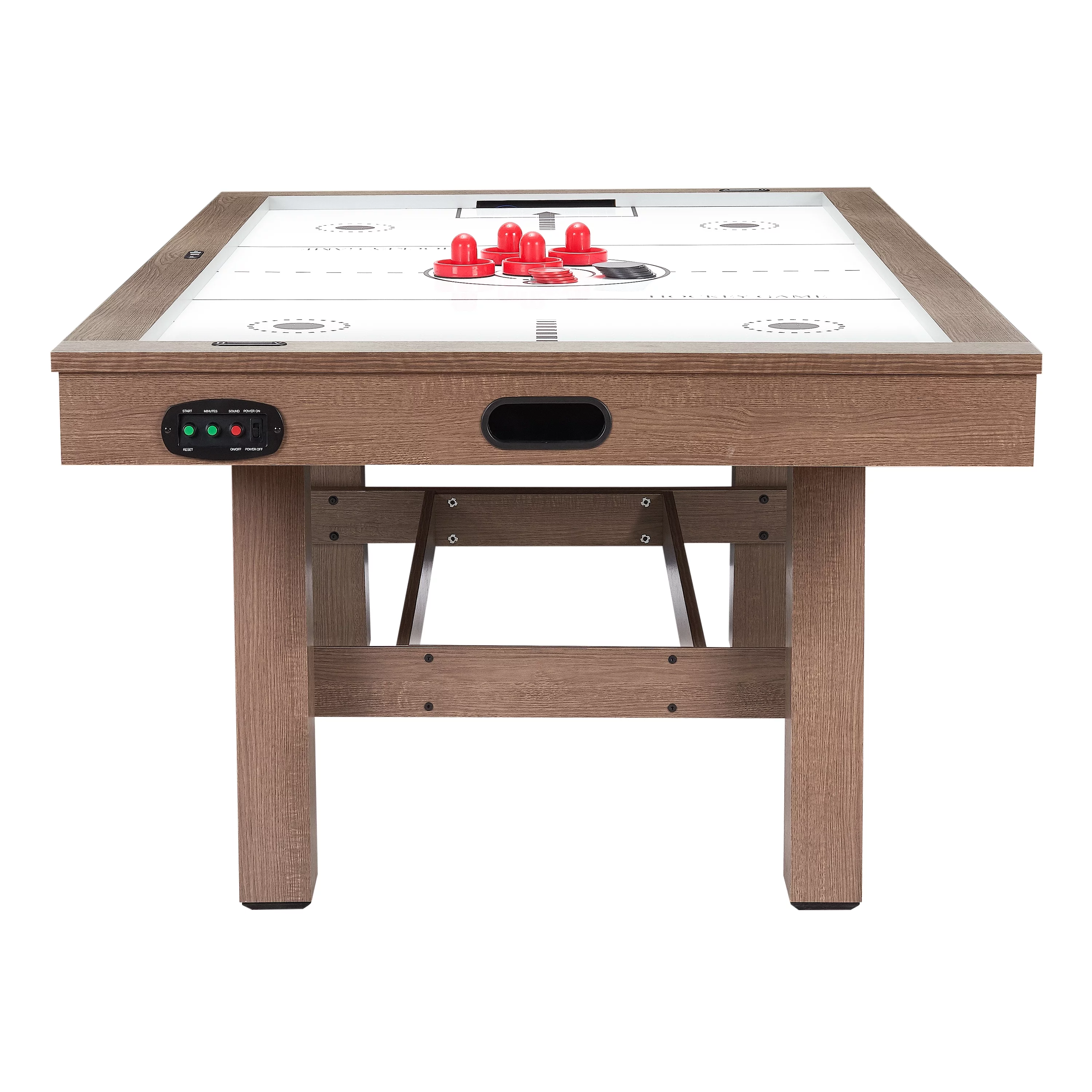 Airzone Premium Air Hockey Table with High End Blower, 84″, Wood Finish