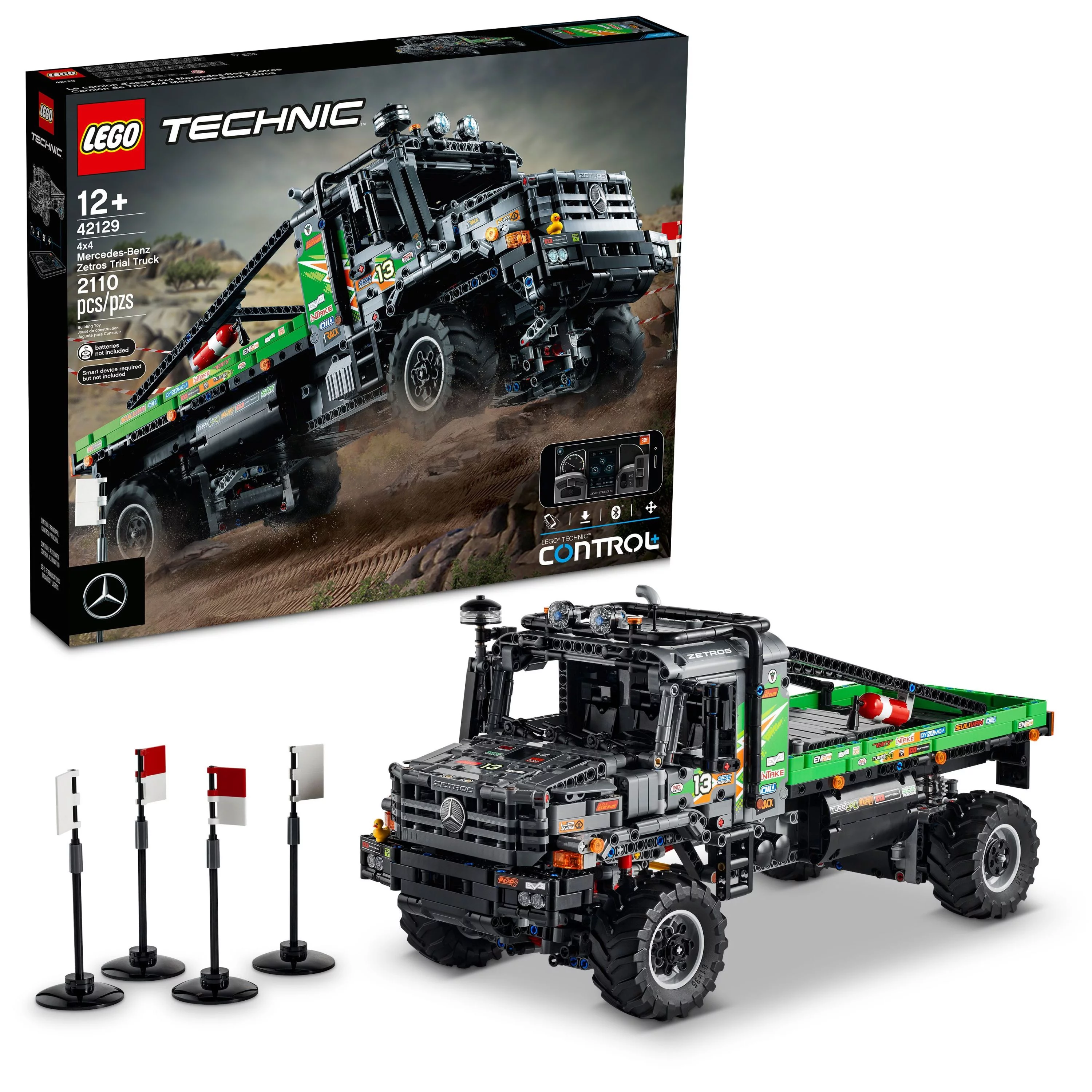 LEGO Technic 4×4 Mercedes-Benz Zetros Trial Truck 42129 Building Toy (2,110 Pieces)