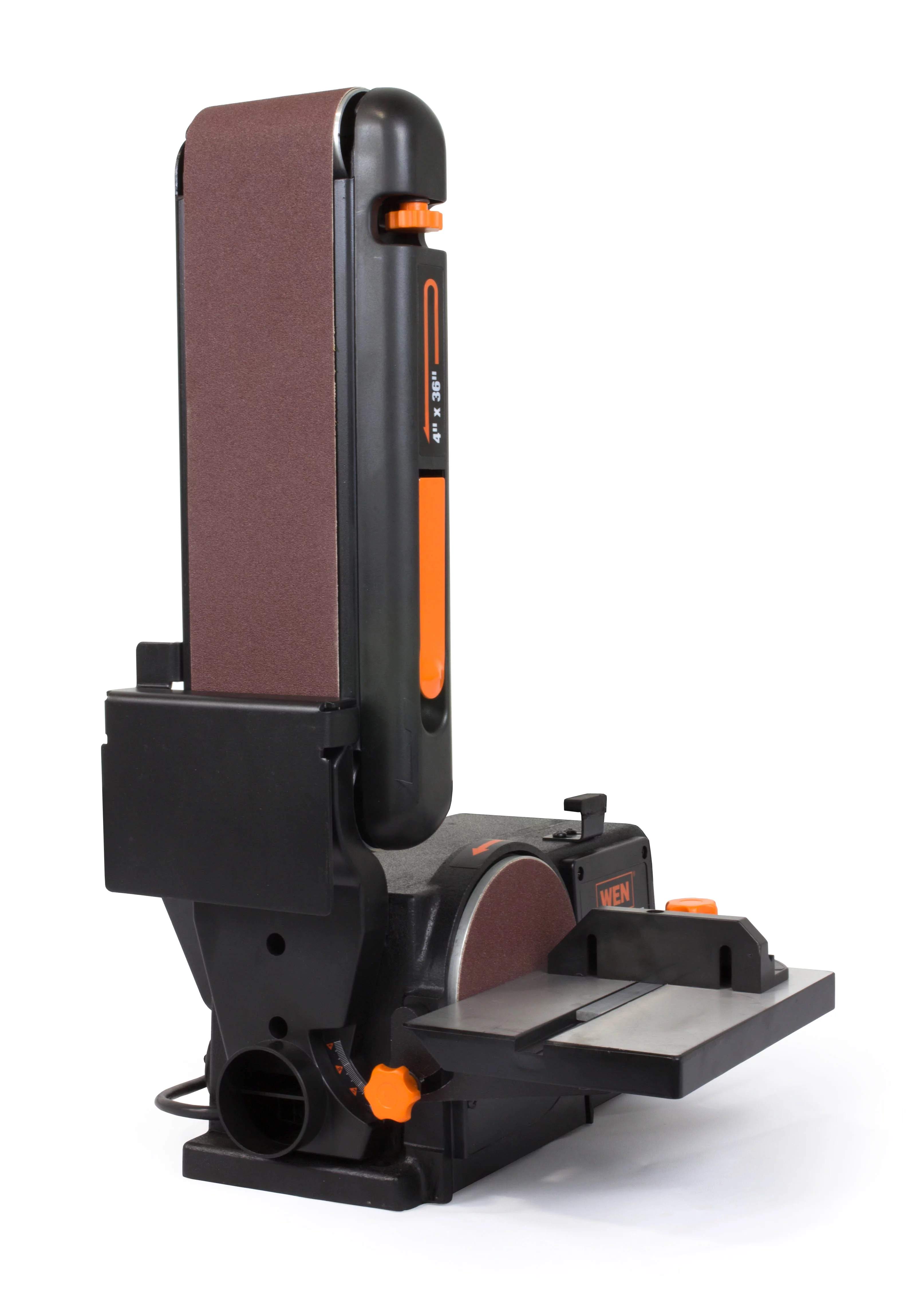 WEN 4.3-Amp 4 x 36 in. Belt and 6 in. Disc Sander with Cast Iron Base