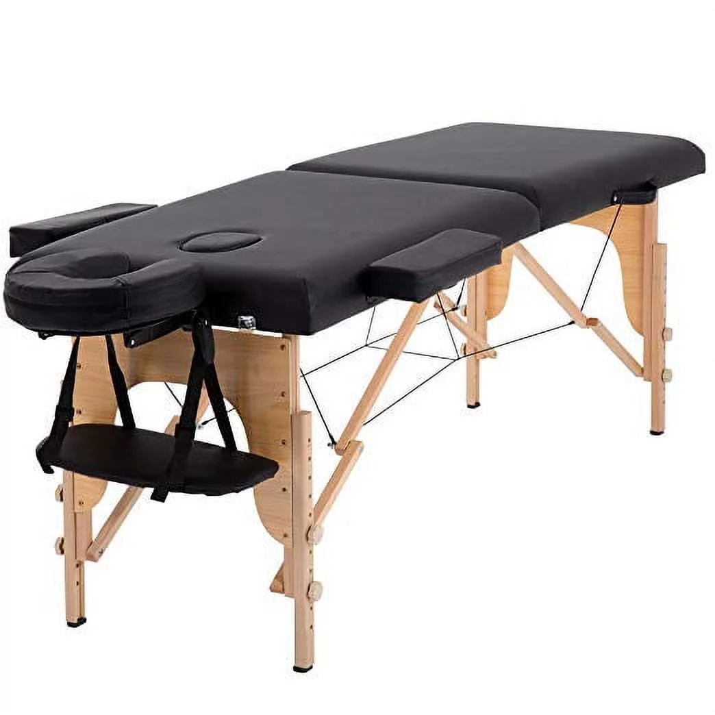 BestMassage 73″ Long Portable Folding Massage Table W/ Carry Case Table