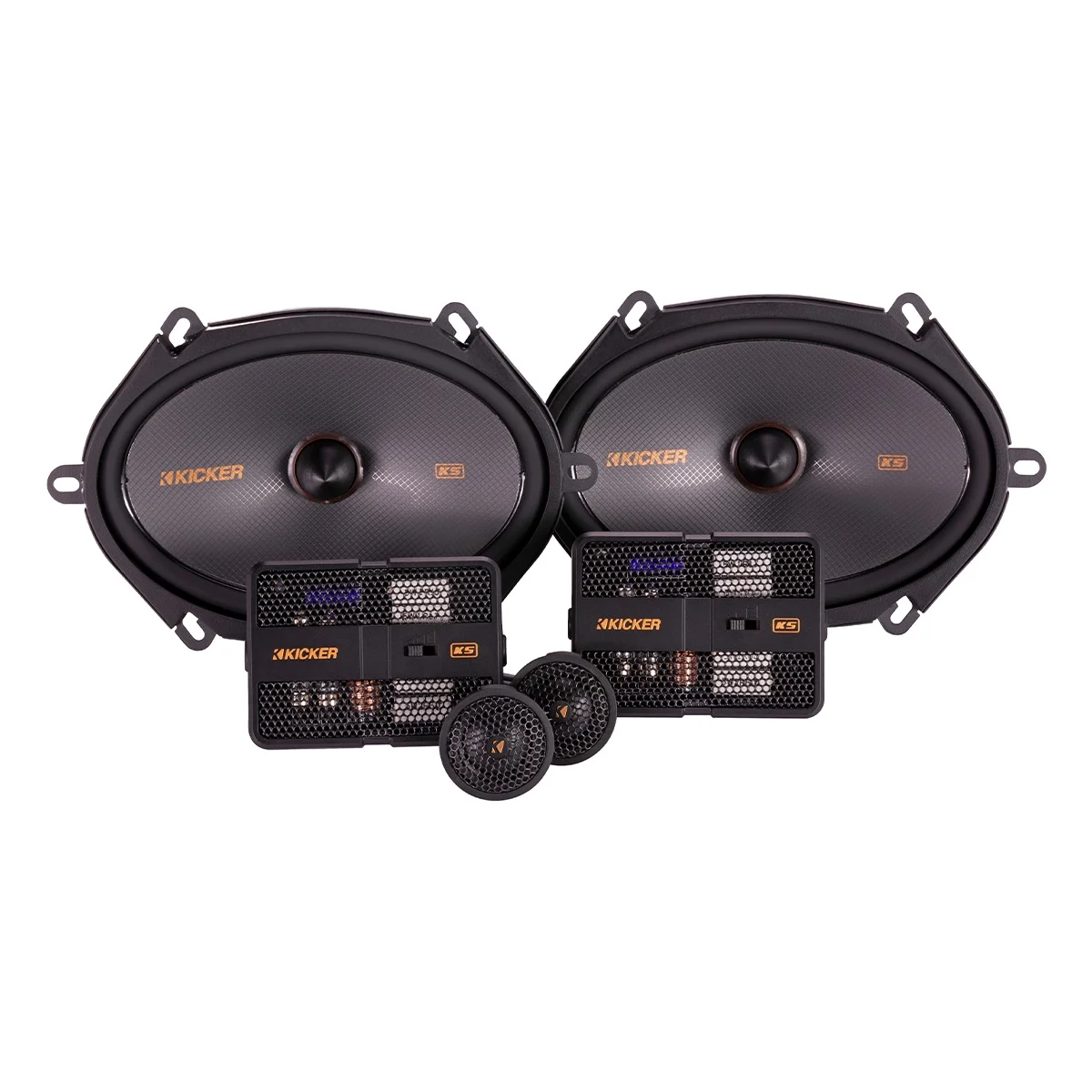 Kicker 51KSS6804 6×8″ KS Series Component Speaker System