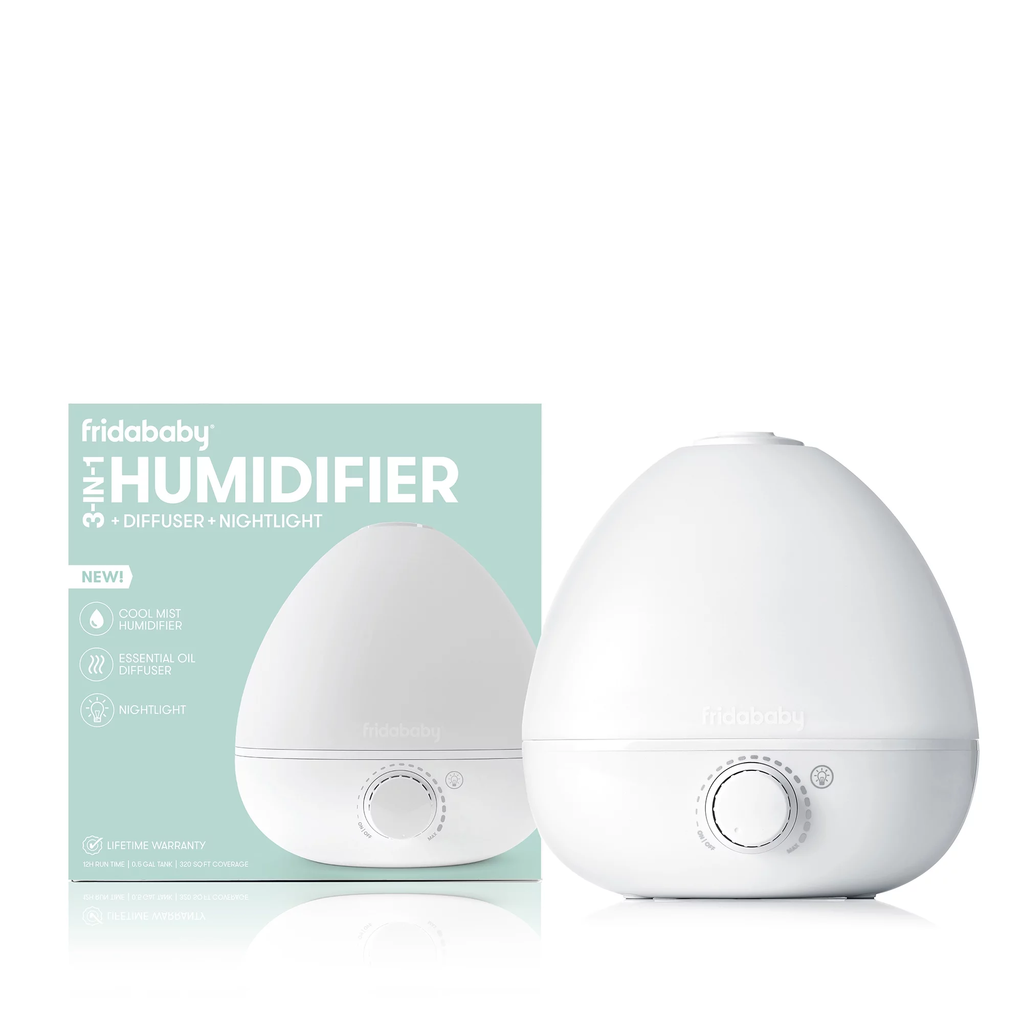 Fridababy BreatheFrida 3-in-1 Humidifier, Diffuser and Nightlight