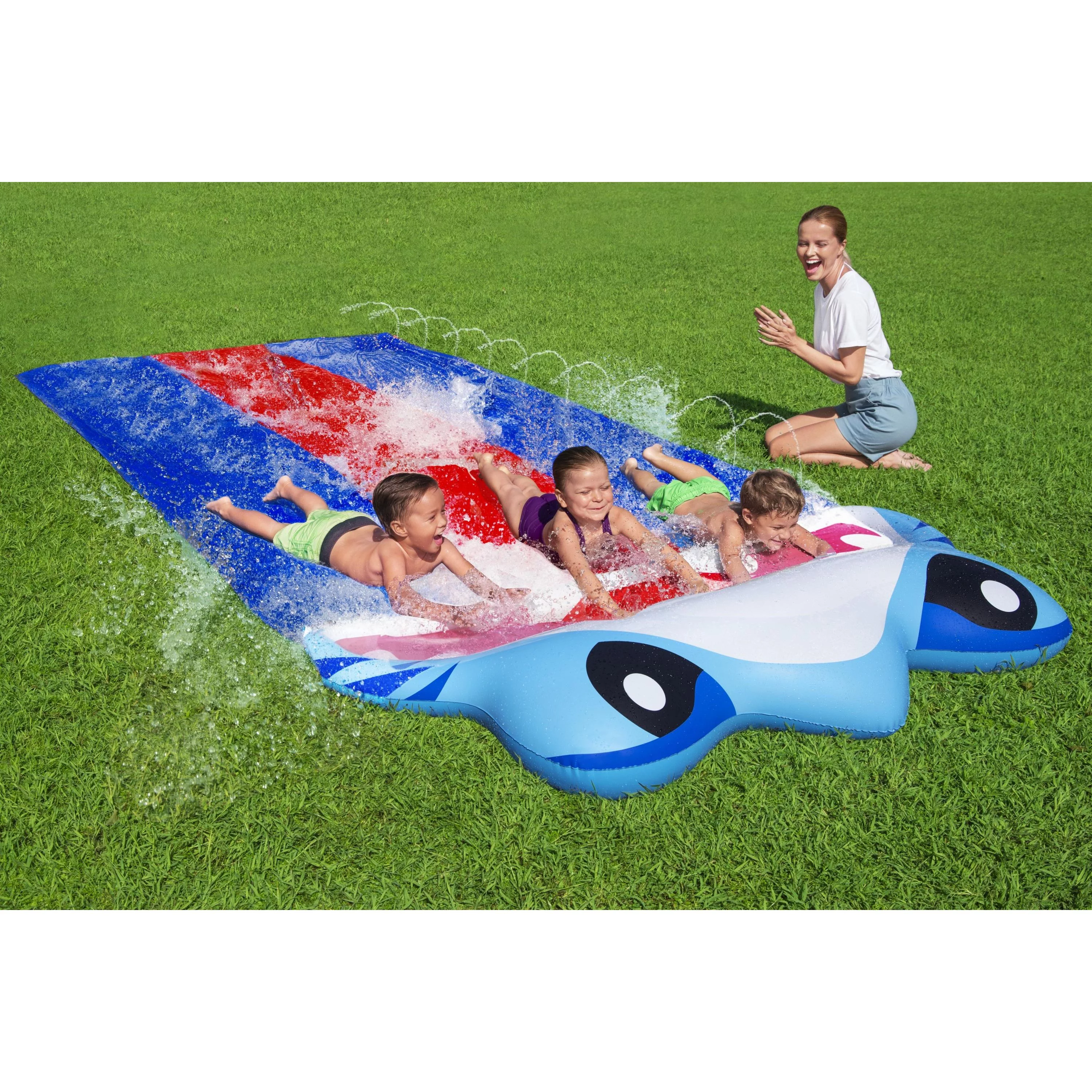 H2OGO! Bestway – 16′ Splashy Shark Water Slide