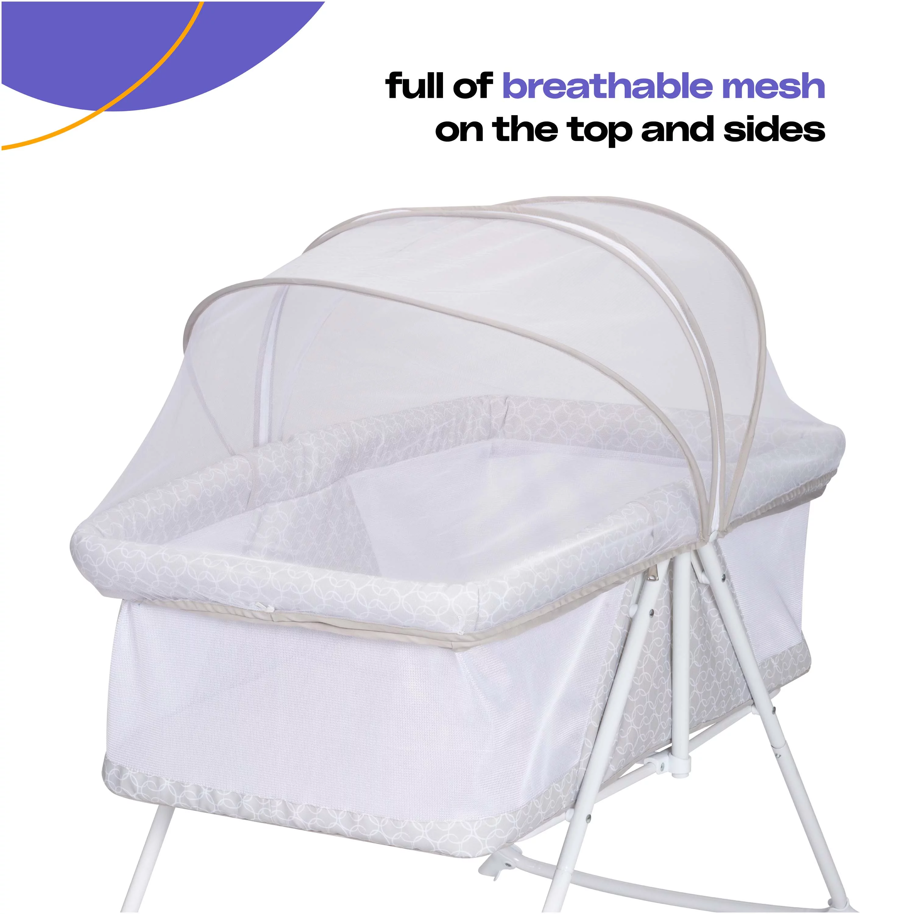 Cosco Kids Sleep Spot Travel Baby Bassinet, Cirque