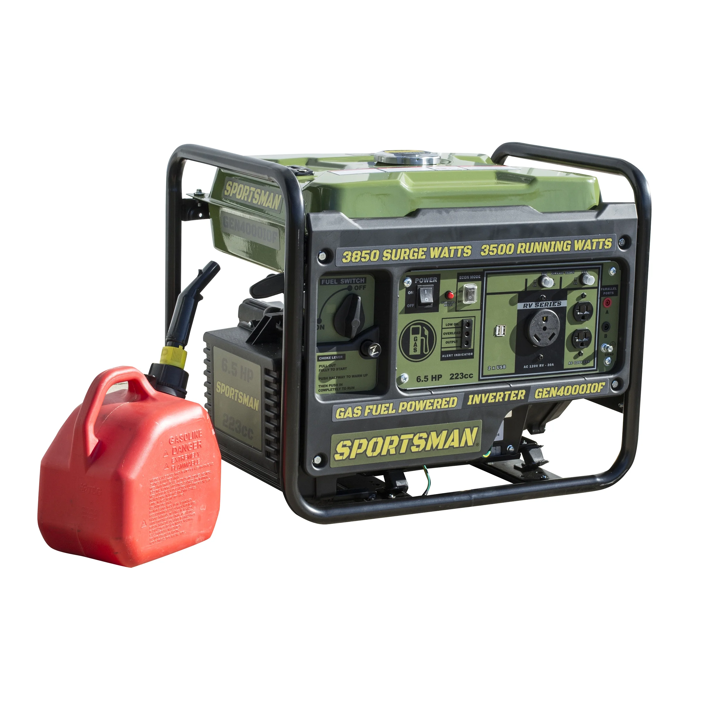 Sportsman 3850 Surge Watts Open Frame Portable Gasoline Inverter Generator