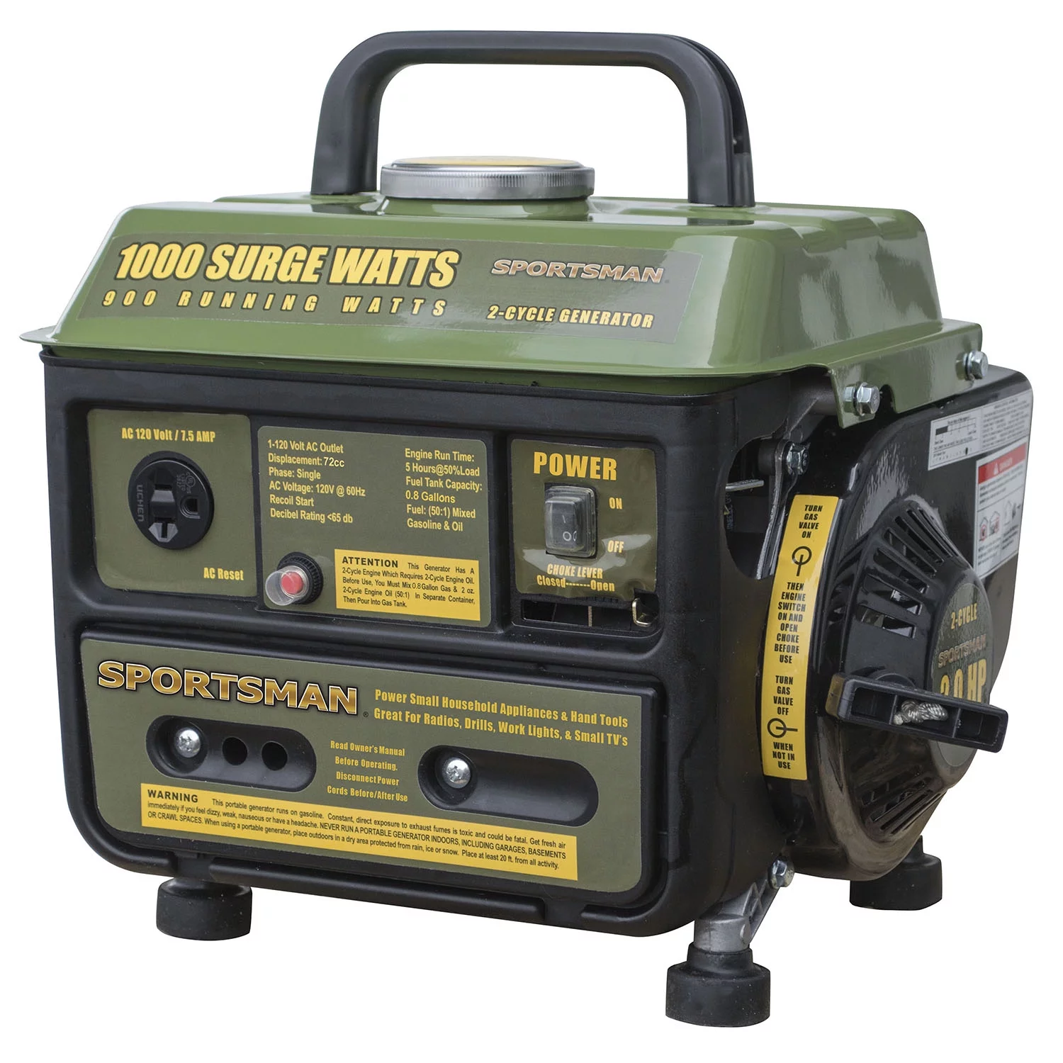 Sportsmans Series 1000-Watt 2-Cycle Generator