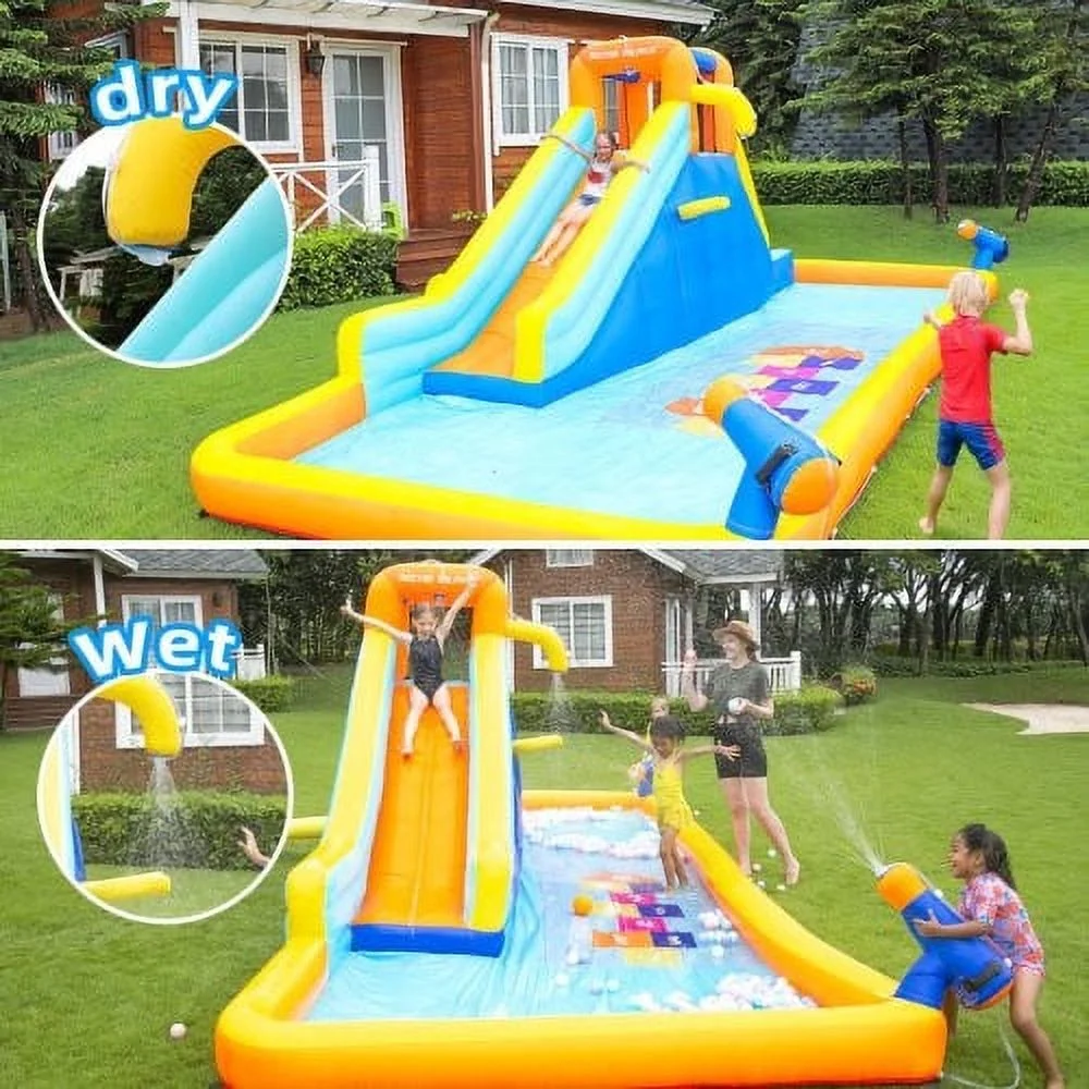 Elegant Choise Water Slide Inflatable Kids Bounce House with Blower