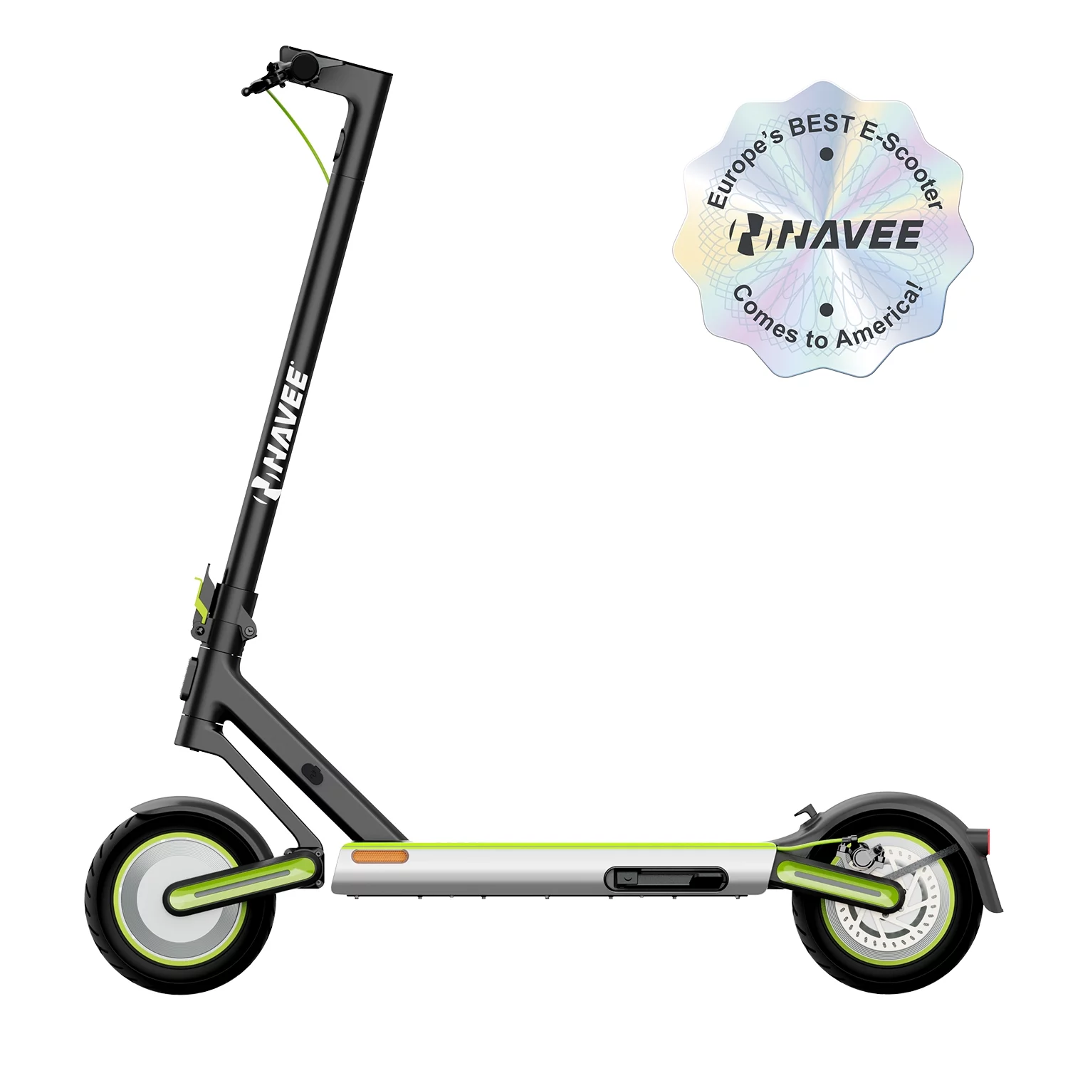 NAVEE S65 Scooter w/500 Watt Motor, 10″ Self-Sealing Tires, 20 MPH Max [S65]