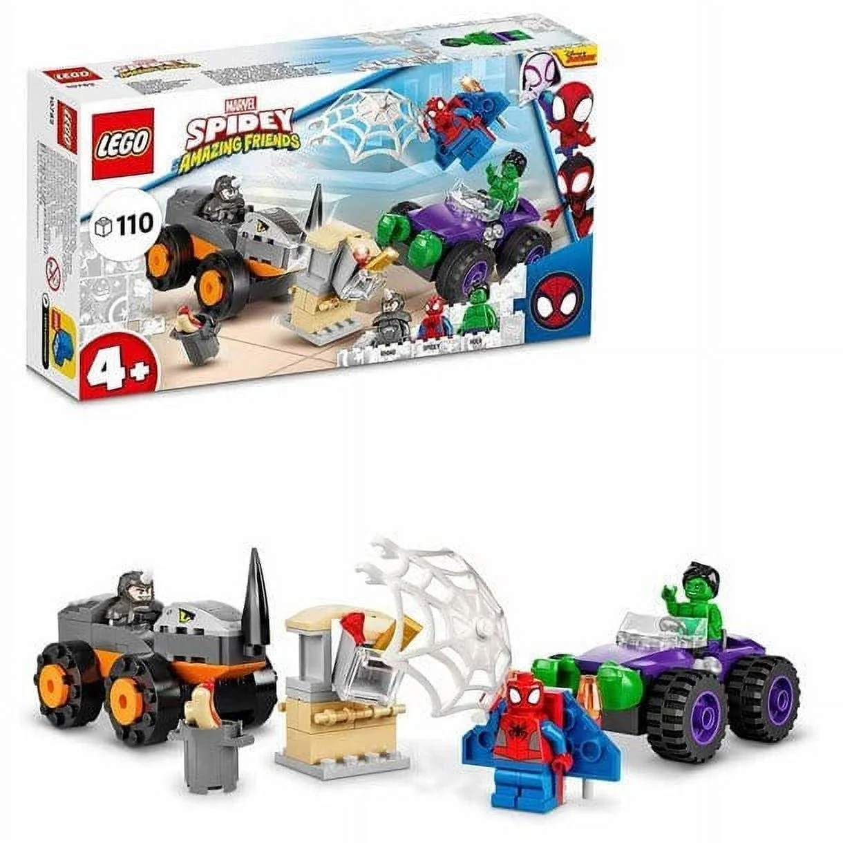 Lego Marvel Spidey and Friends Rhino vs Truck 10782