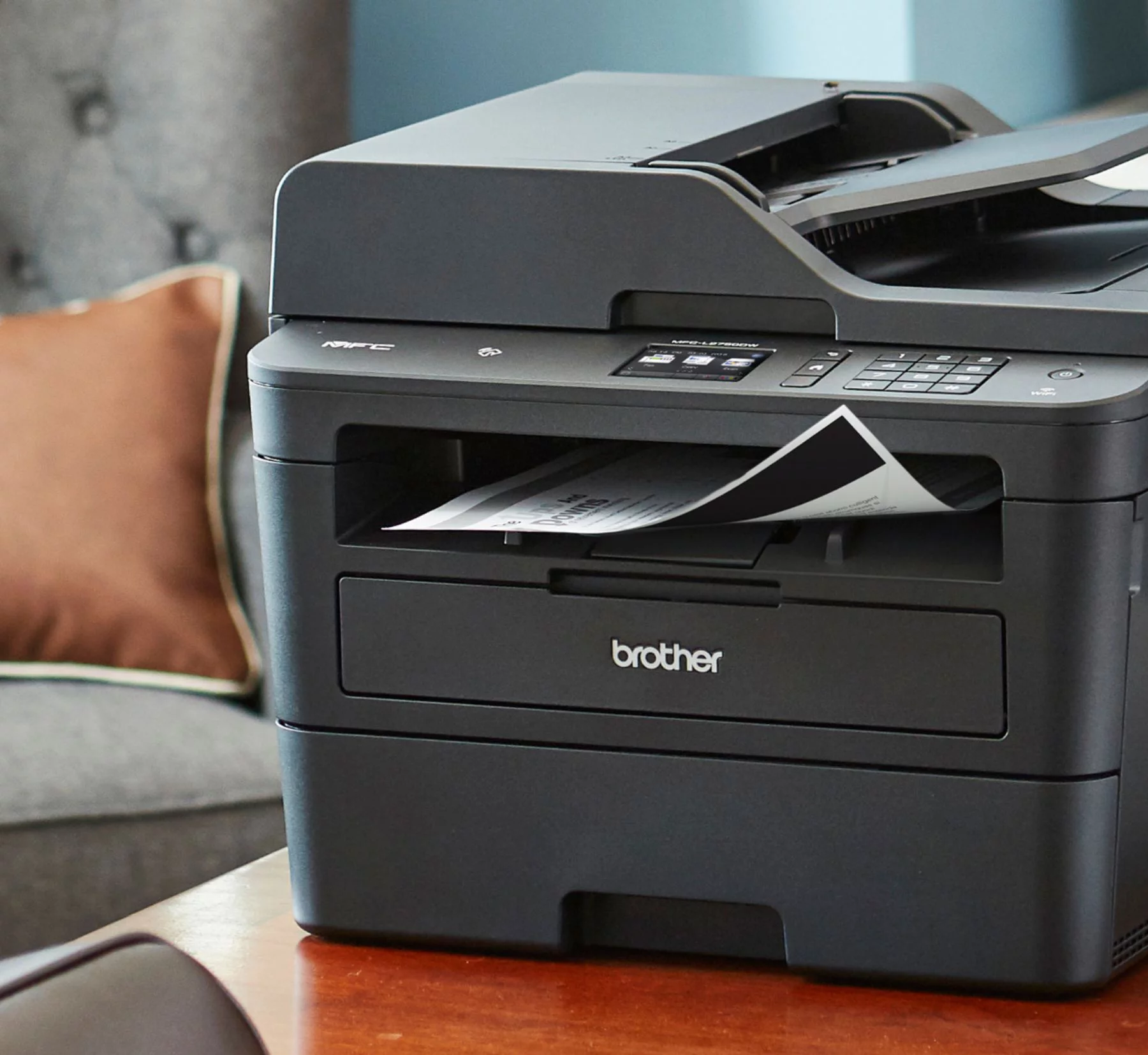 Brother MFC-L2750DW Wireless Black-and-White All-In-One Laser Printer