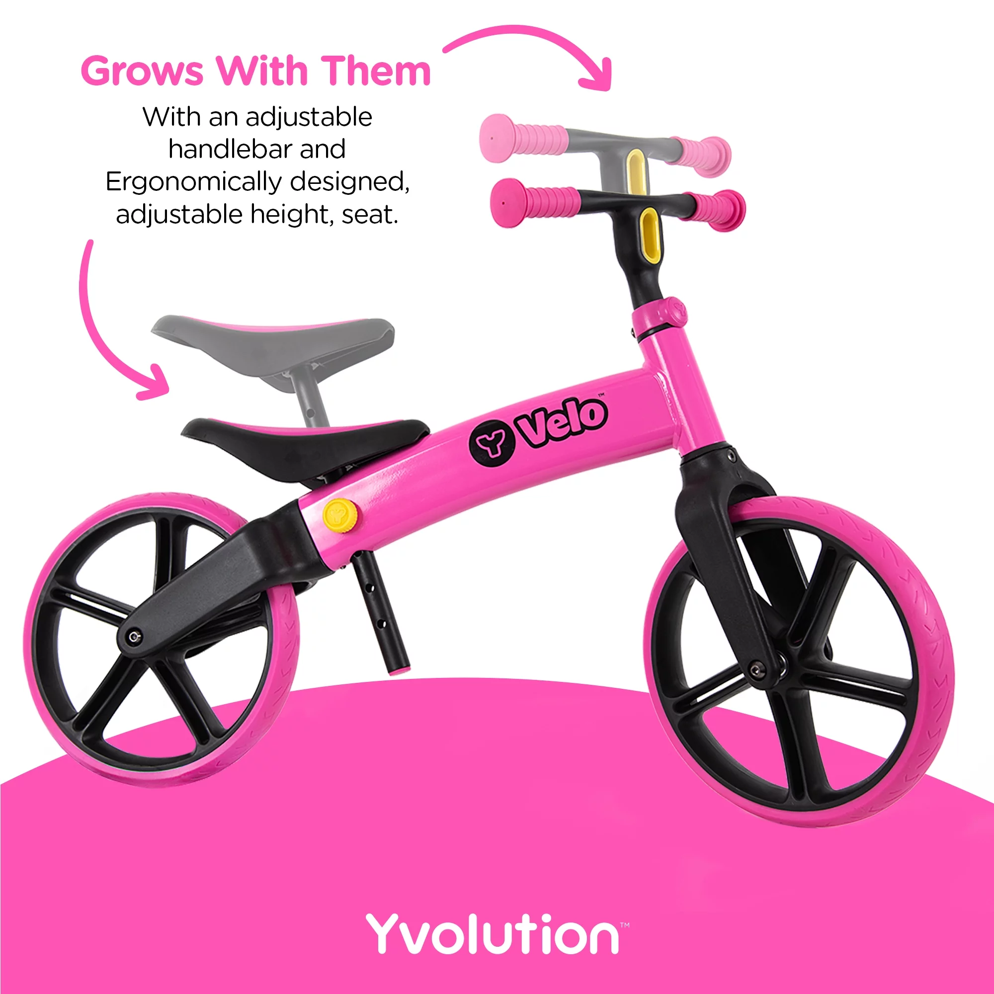 Yvolution Y Velo Balance Bike |12″ No-Pedal Ages 3,4,5 Years (Blue) Unisex