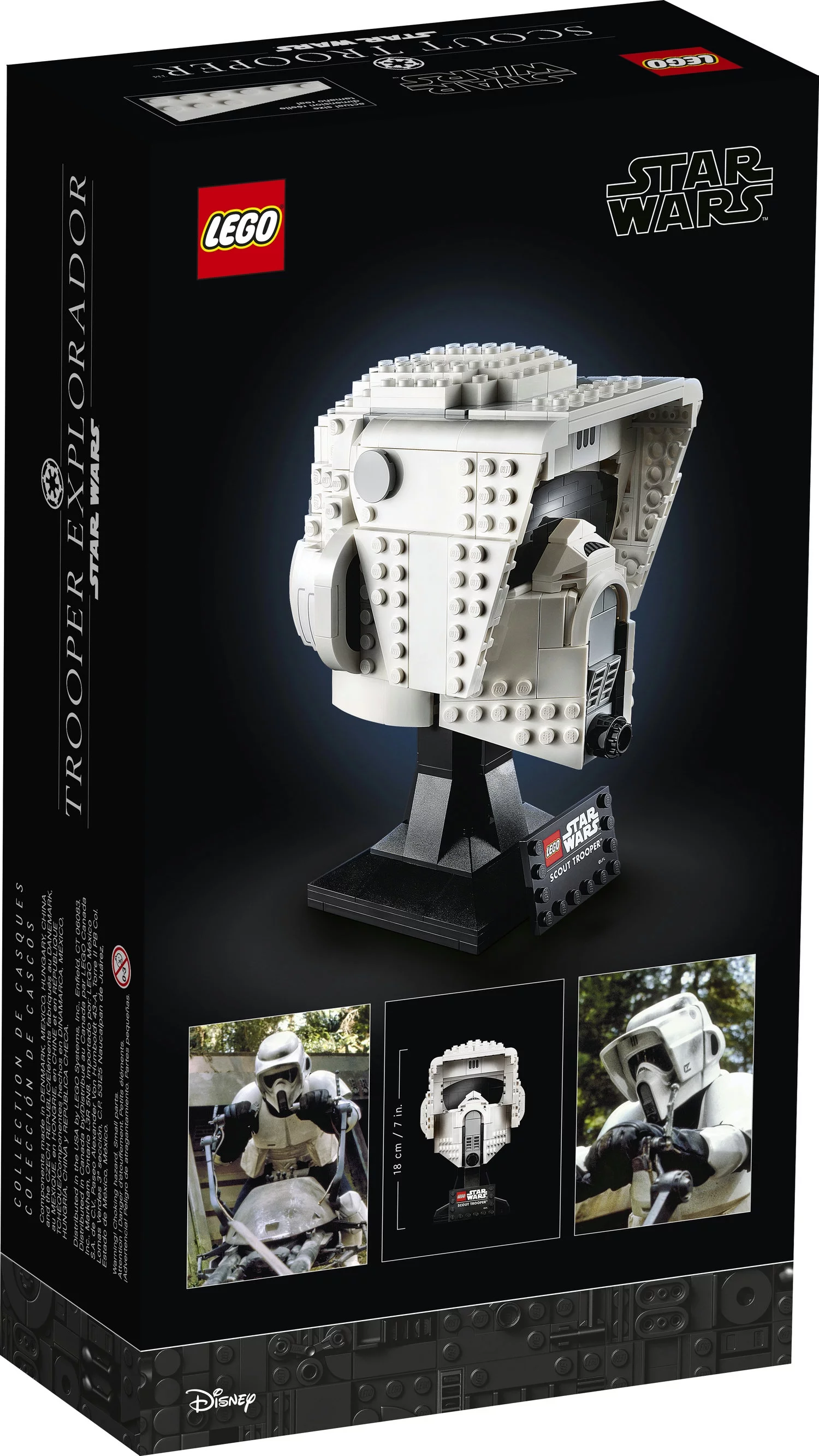 LEGO Star Wars Scout Trooper Helmet 75305 Collectible Building Toy (471 Pieces)