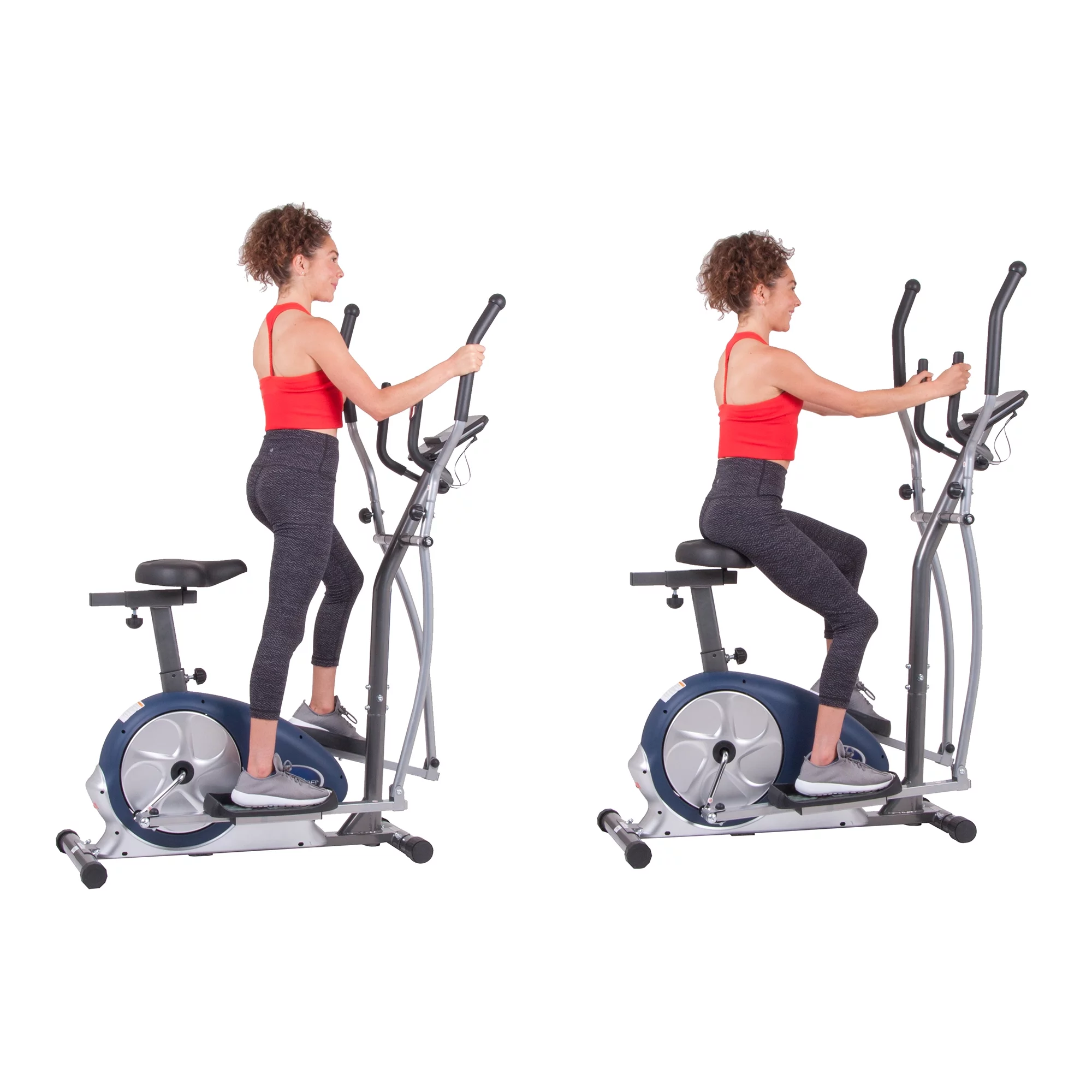 Body Champ BRM3671 Elliptical and Exercise Bike Dual Trainer