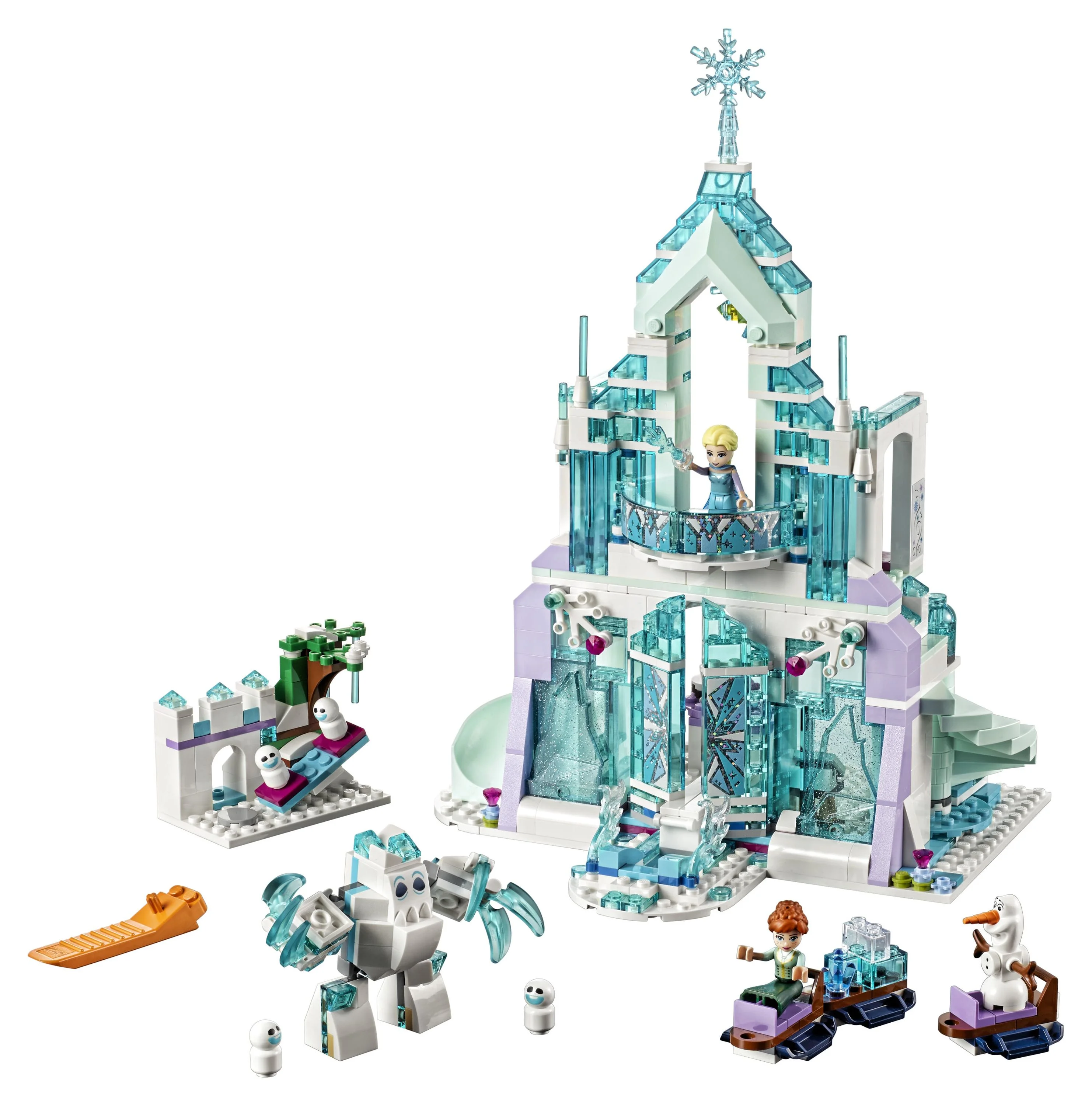 LEGO Disney Princess Elsa’s Magical Ice Palace 43172 Toy Castle Building Kit (701 pieces)